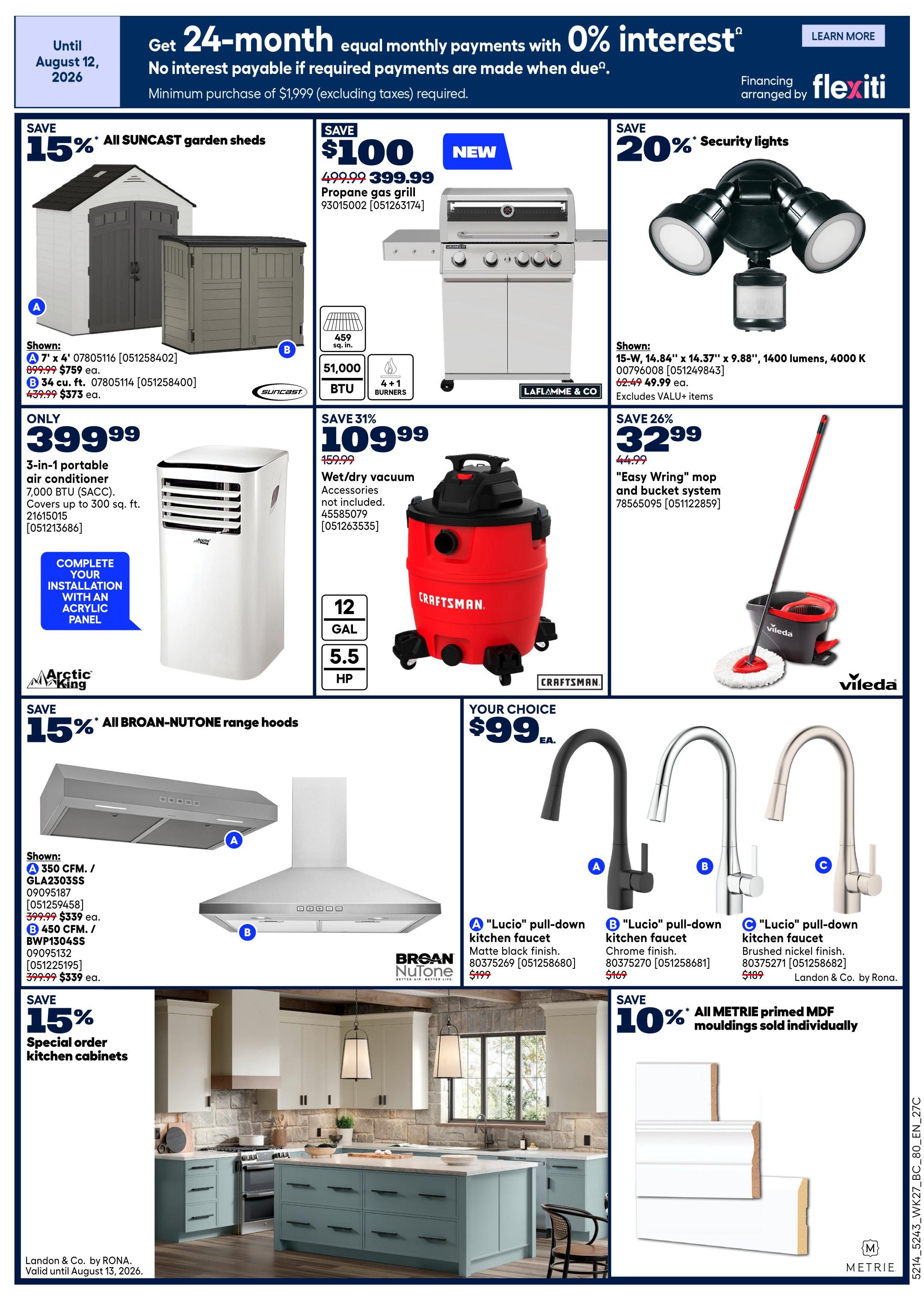 Rona & Rona+ (BC) Flyer July 30 to August 5
