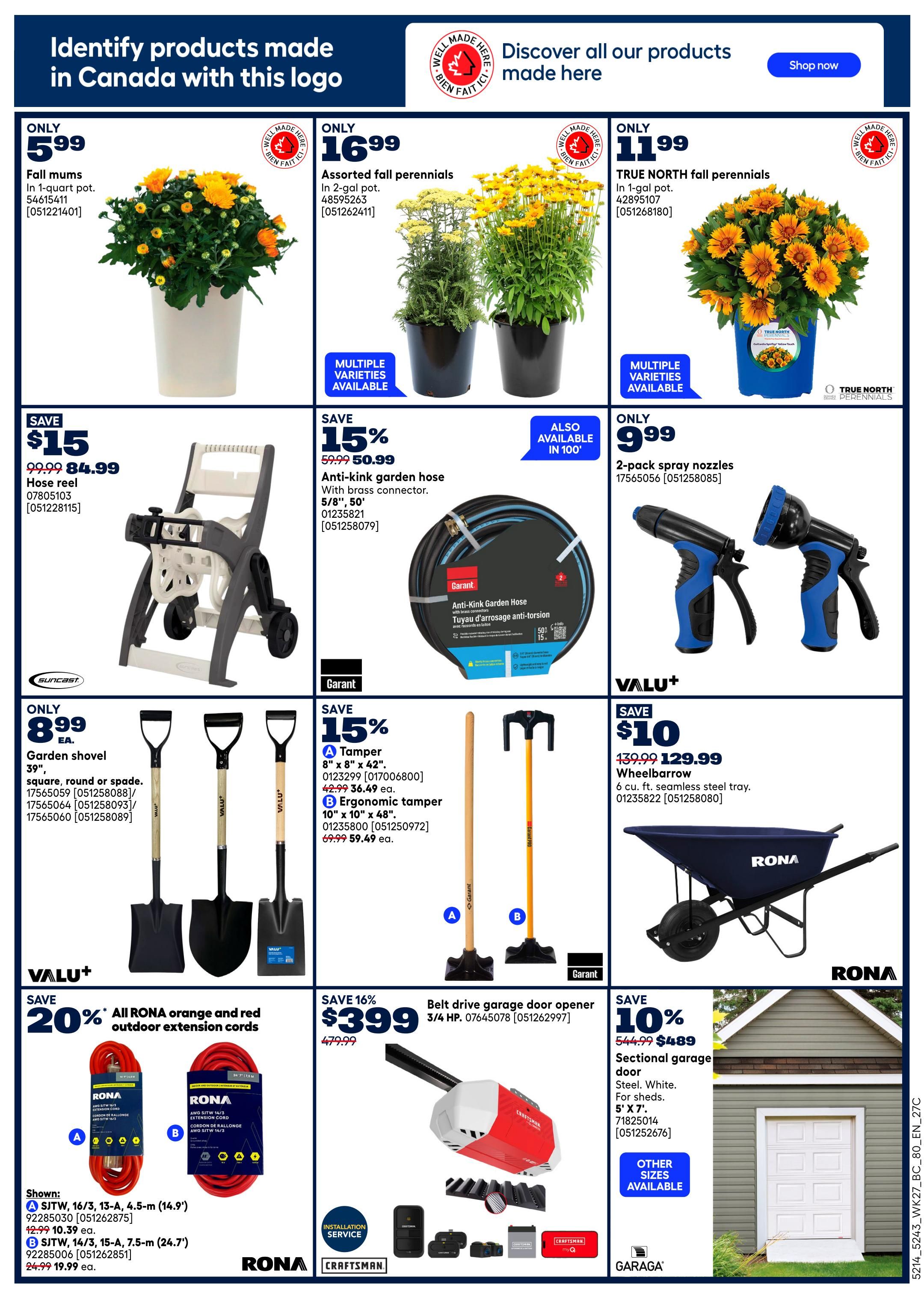 Rona & Rona+ (BC) Flyer July 30 to August 5
