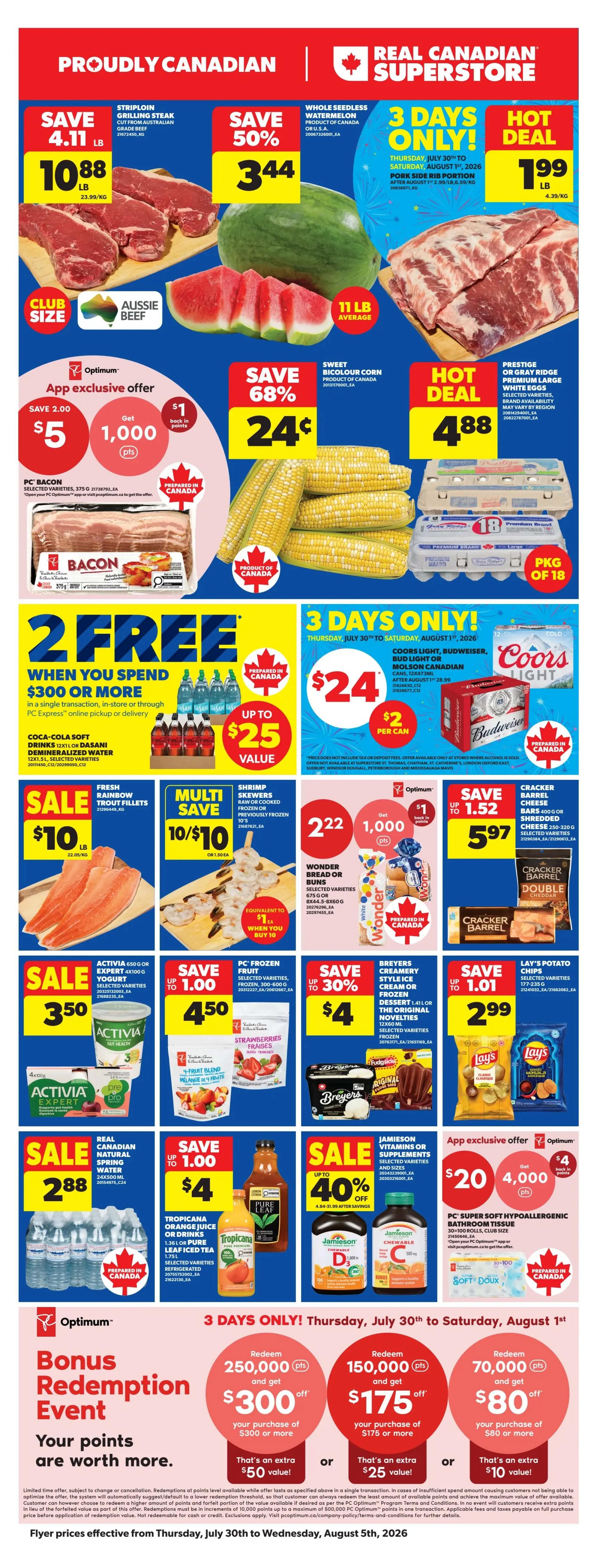 Real Canadian Superstore (ON) Flyer July 30 to August 5