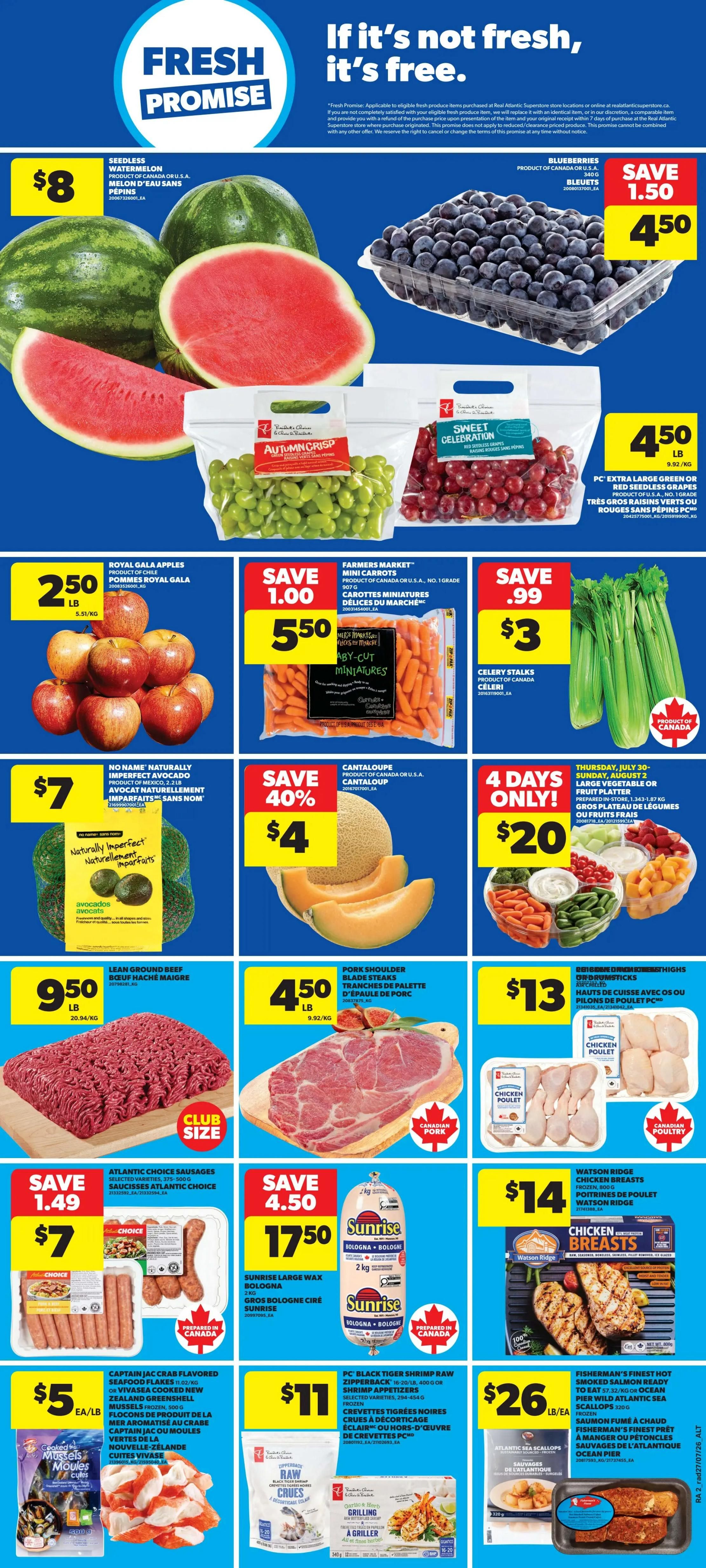 Real Atlantic Superstore Flyer July 30 to August 5