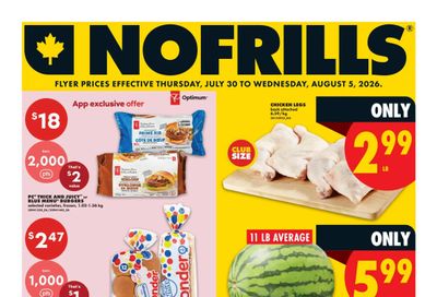 No Frills (West) Flyer July 30 to August 5