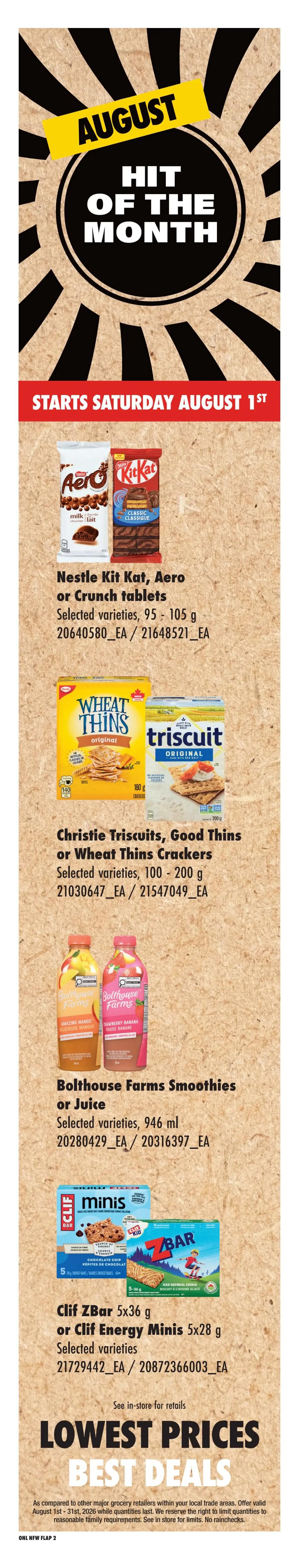 No Frills (West) Flyer July 30 to August 5