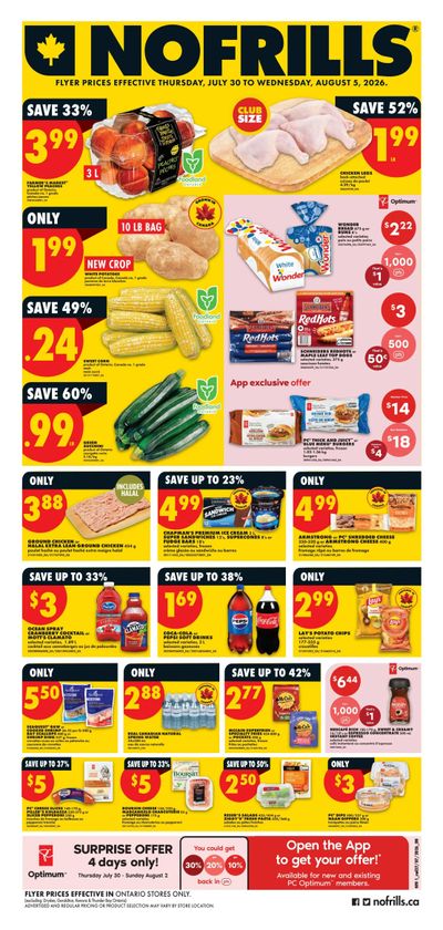 No Frills (ON) Flyer July 30 to August 5