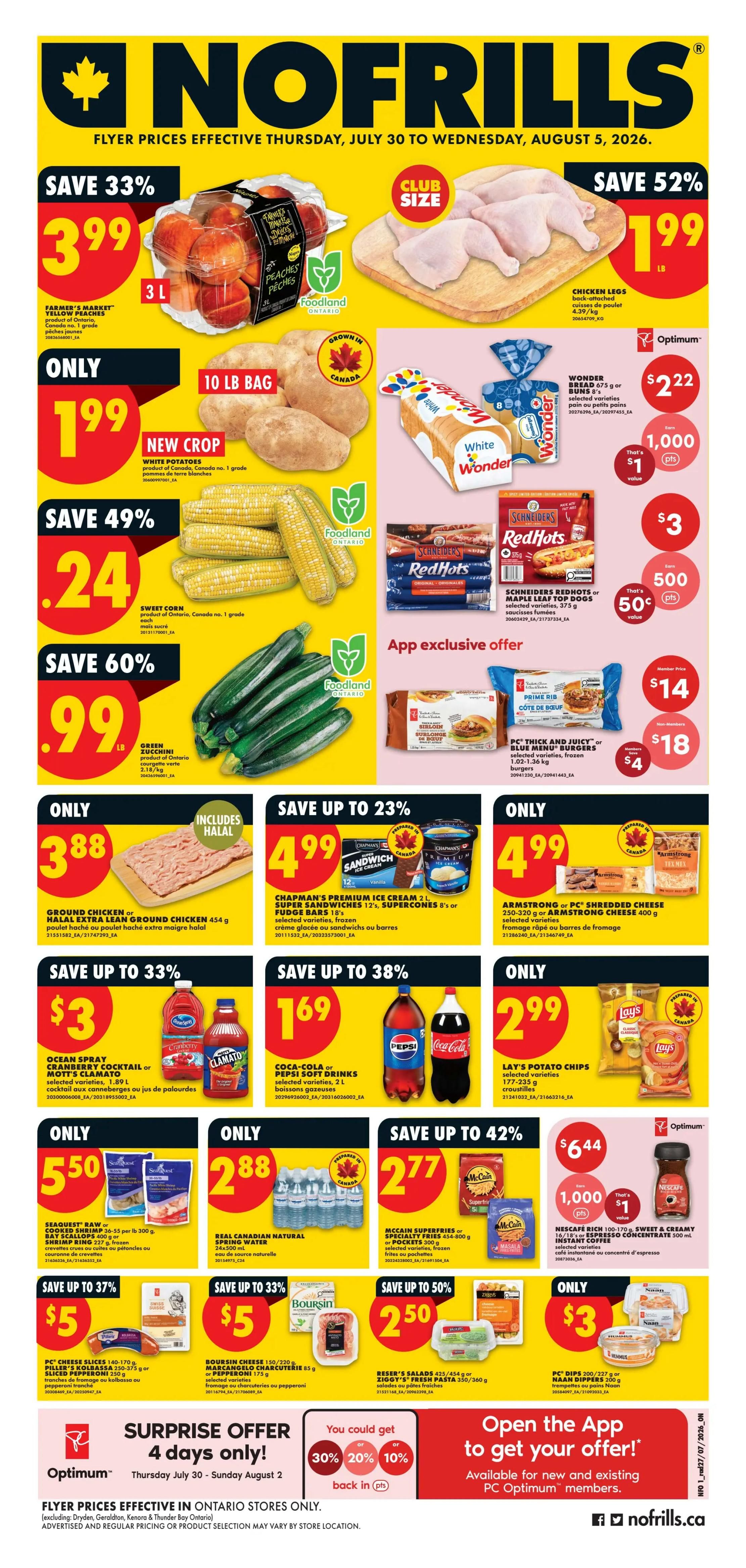 No Frills (ON) Flyer July 30 to August 5