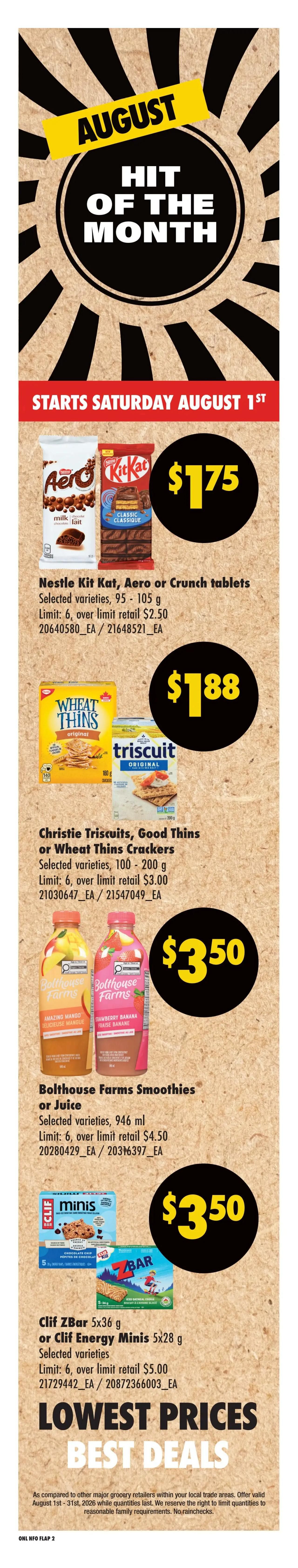 No Frills (ON) Flyer July 30 to August 5