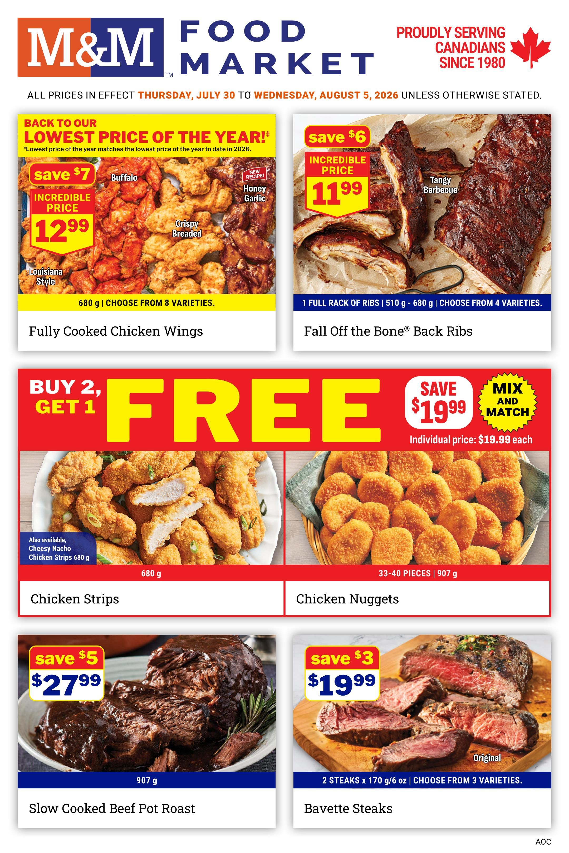 M&M Food Market (Atlantic, ON & West) Flyer July 30 to August 5