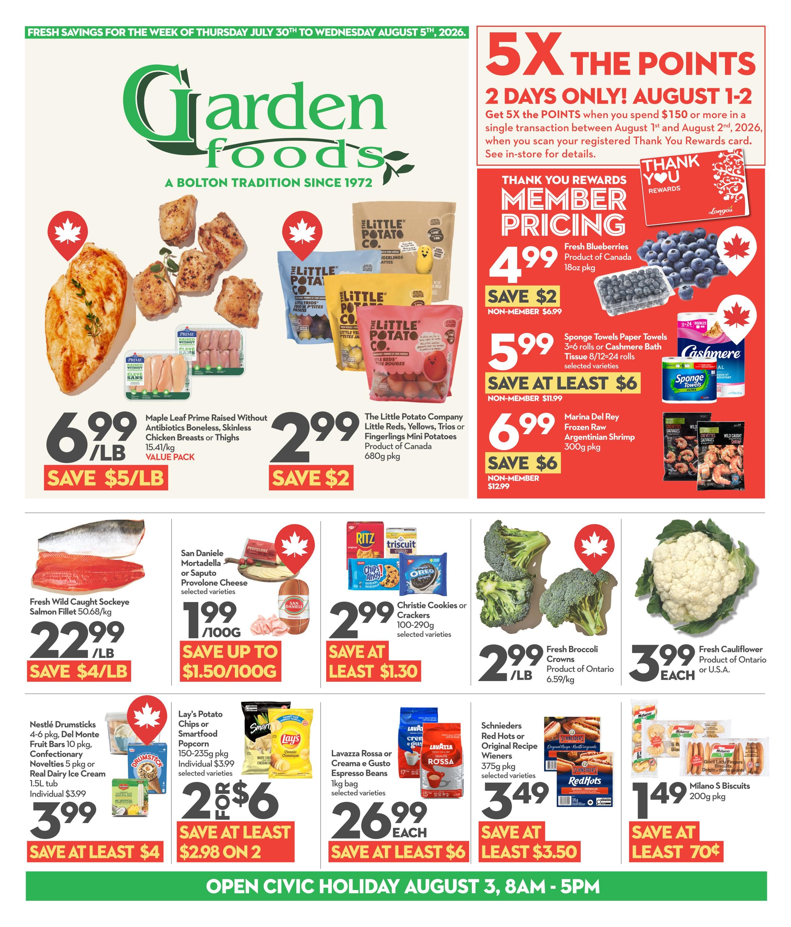 Garden Foods Flyer July 30 to August 5
