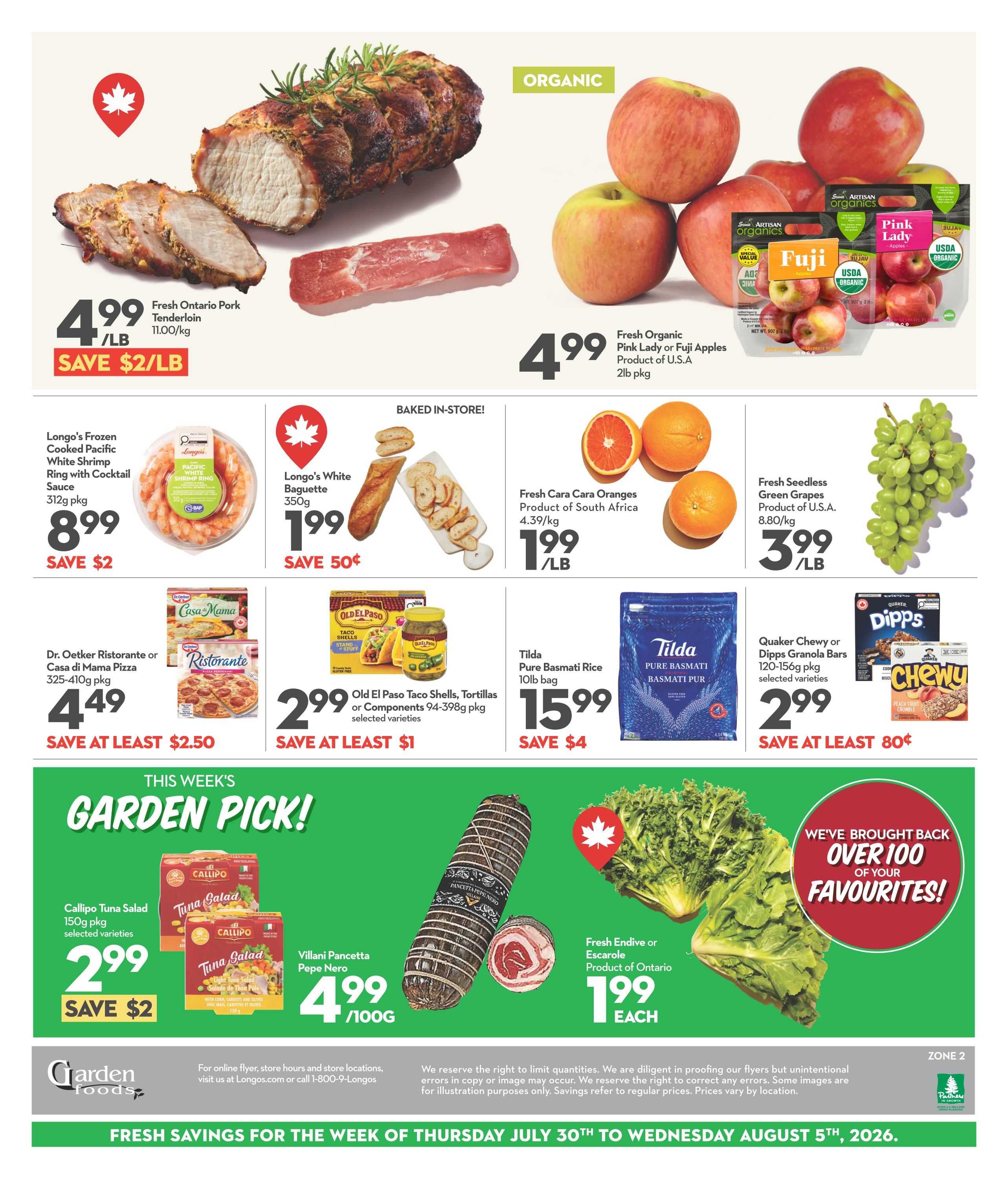 Garden Foods Flyer July 30 to August 5