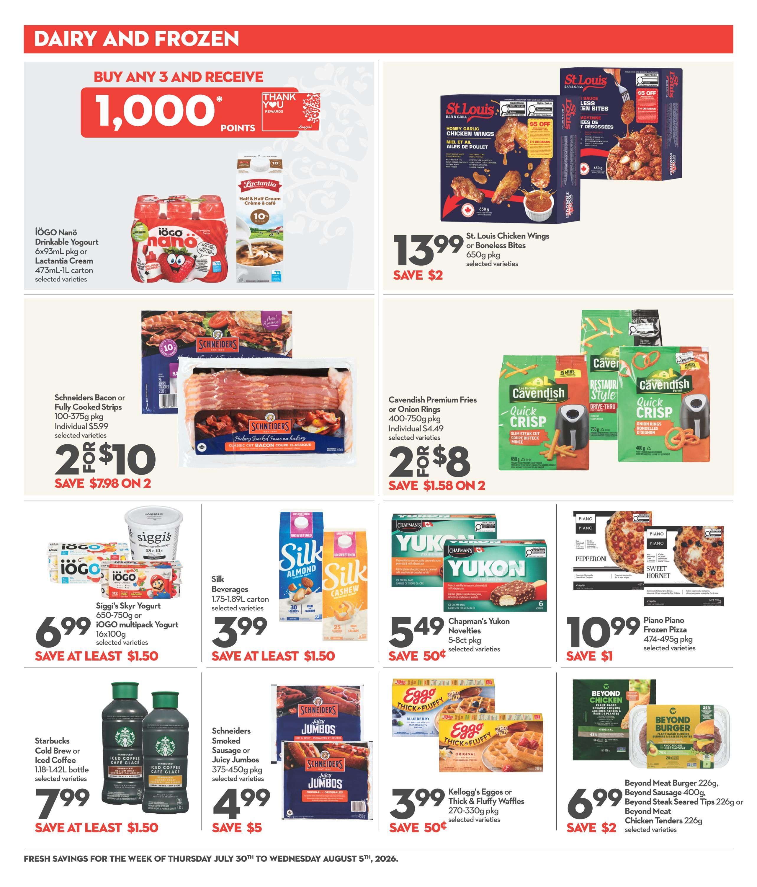 Longo's Flyer July 30 to August 5