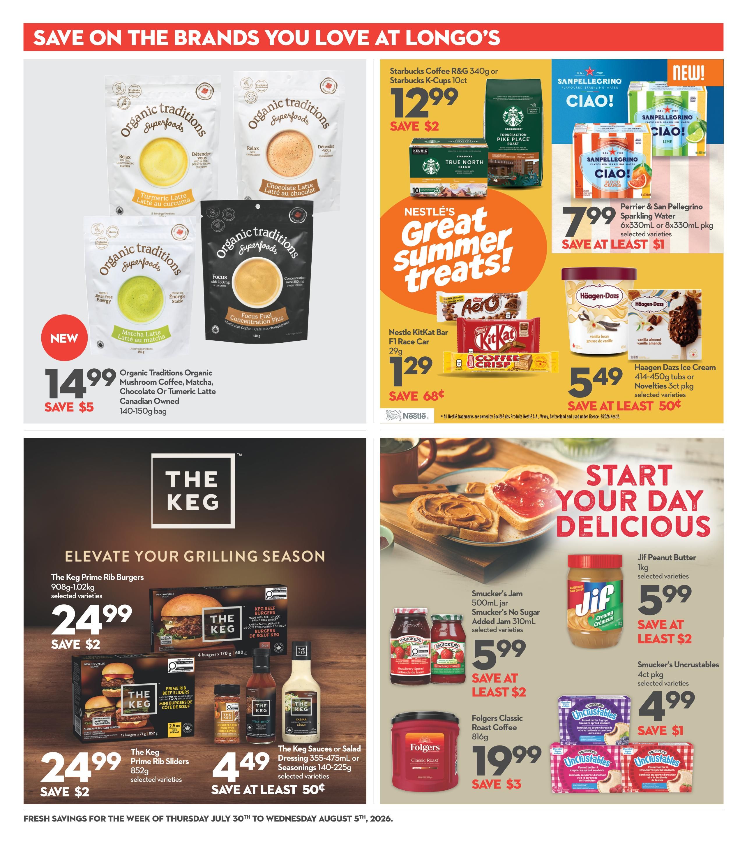 Longo's Flyer July 30 to August 5
