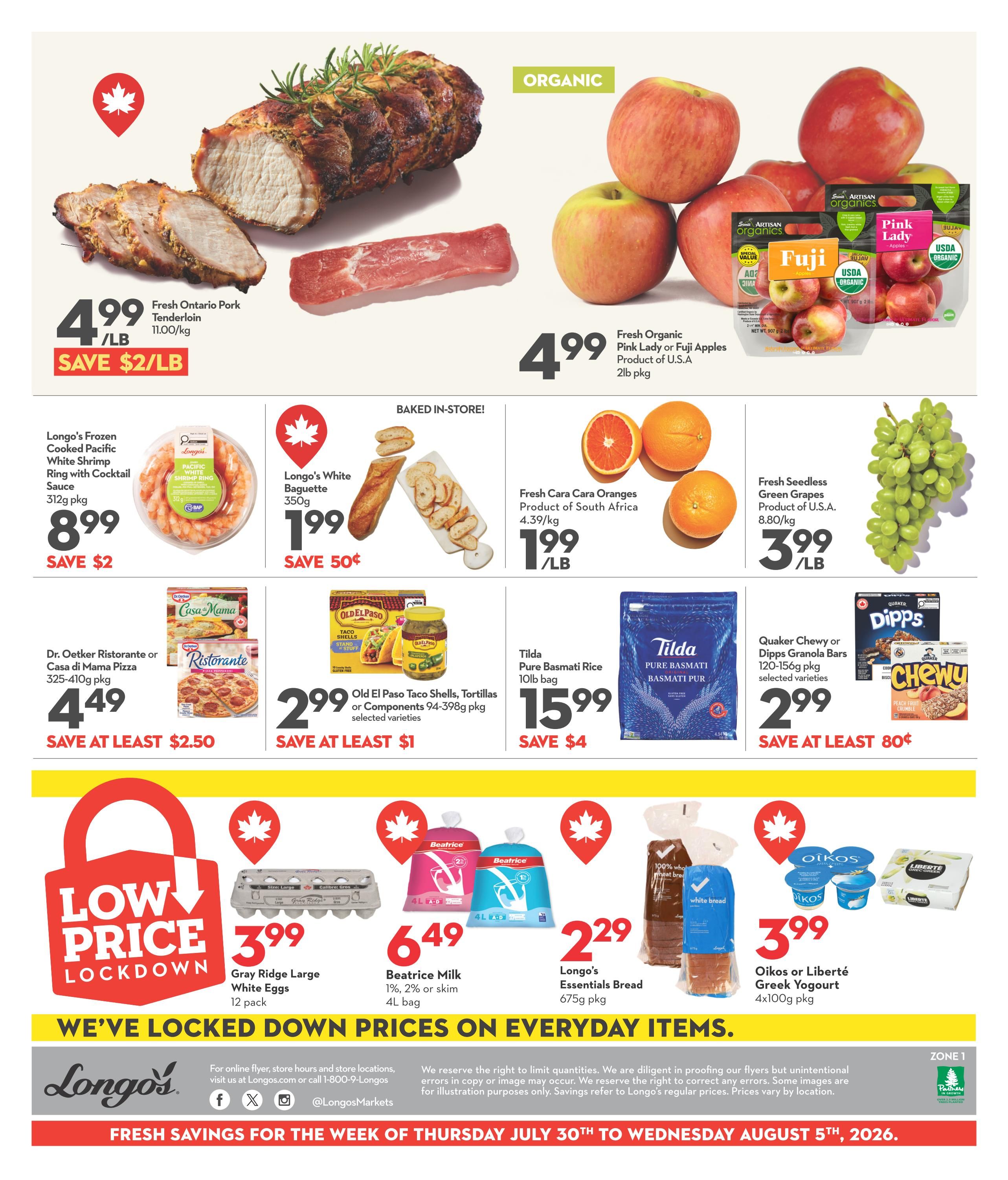 Longo's Flyer July 30 to August 5