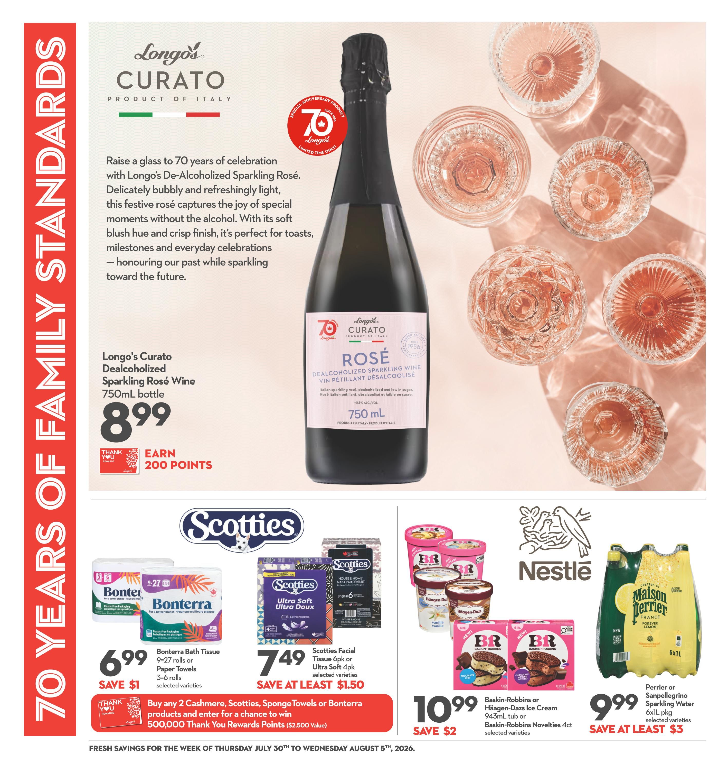 Longo's Flyer July 30 to August 5