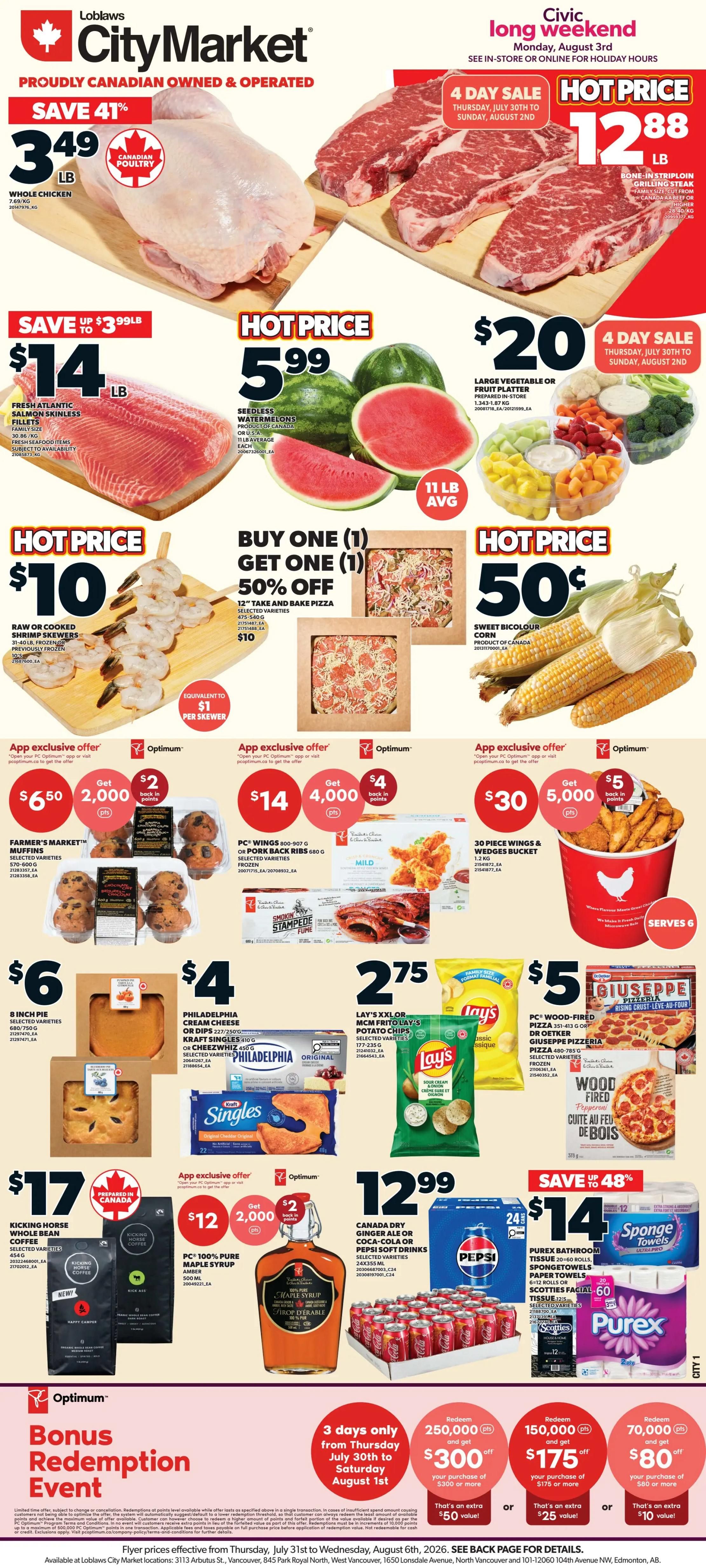 Loblaws City Market (West) Flyer July 30 to August 5