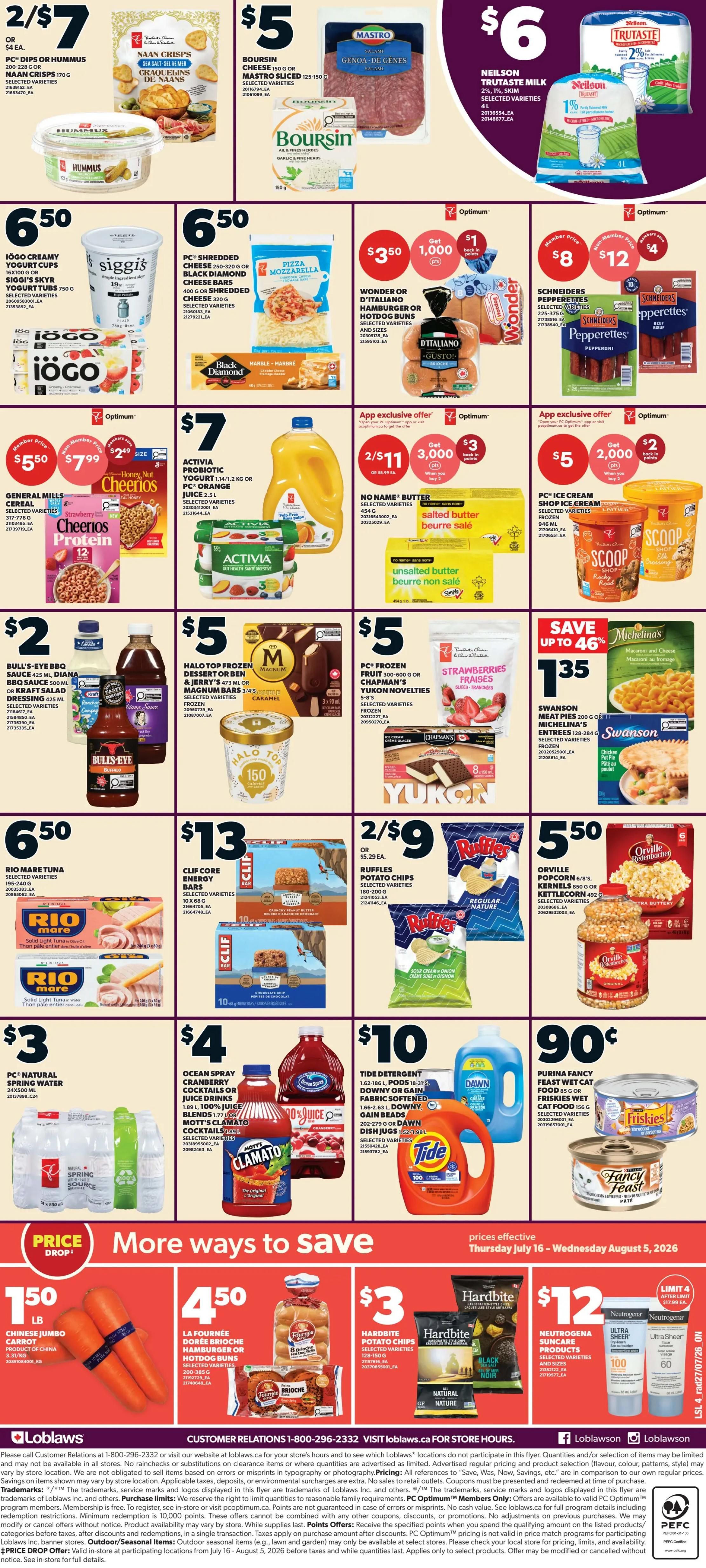 Loblaws (ON) Flyer July 30 to August 5