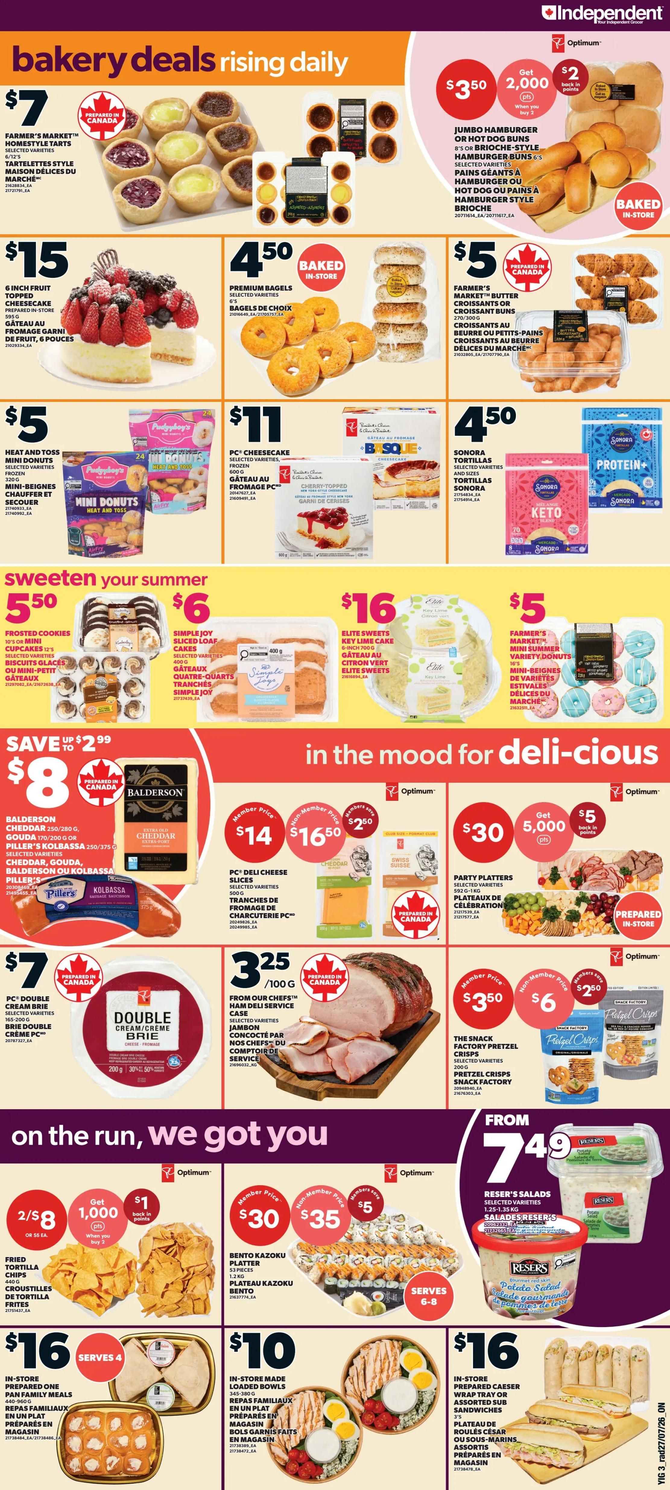 Independent Grocer (ON) Flyer July 30 to August 5