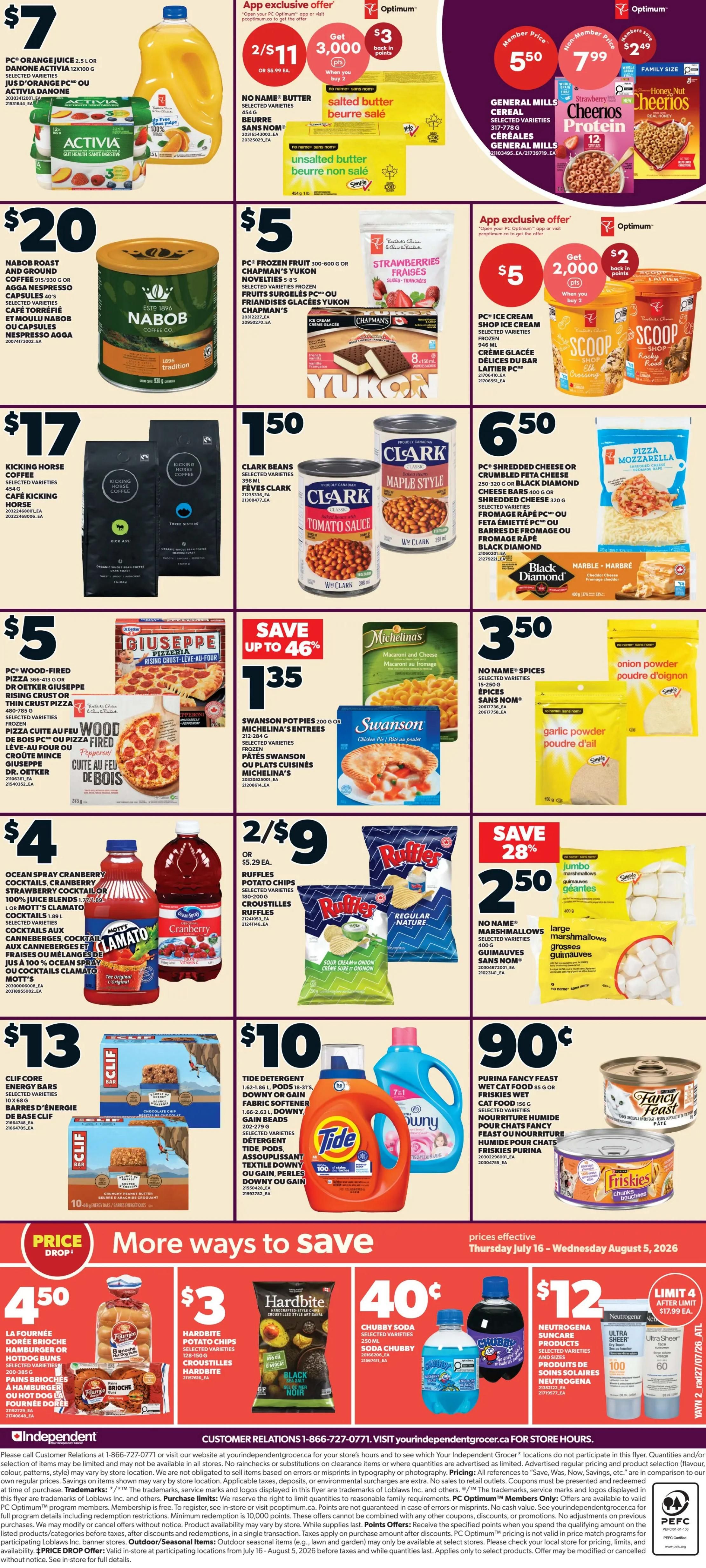 Independent Grocer (Atlantic) Flyer July 30 to August 5