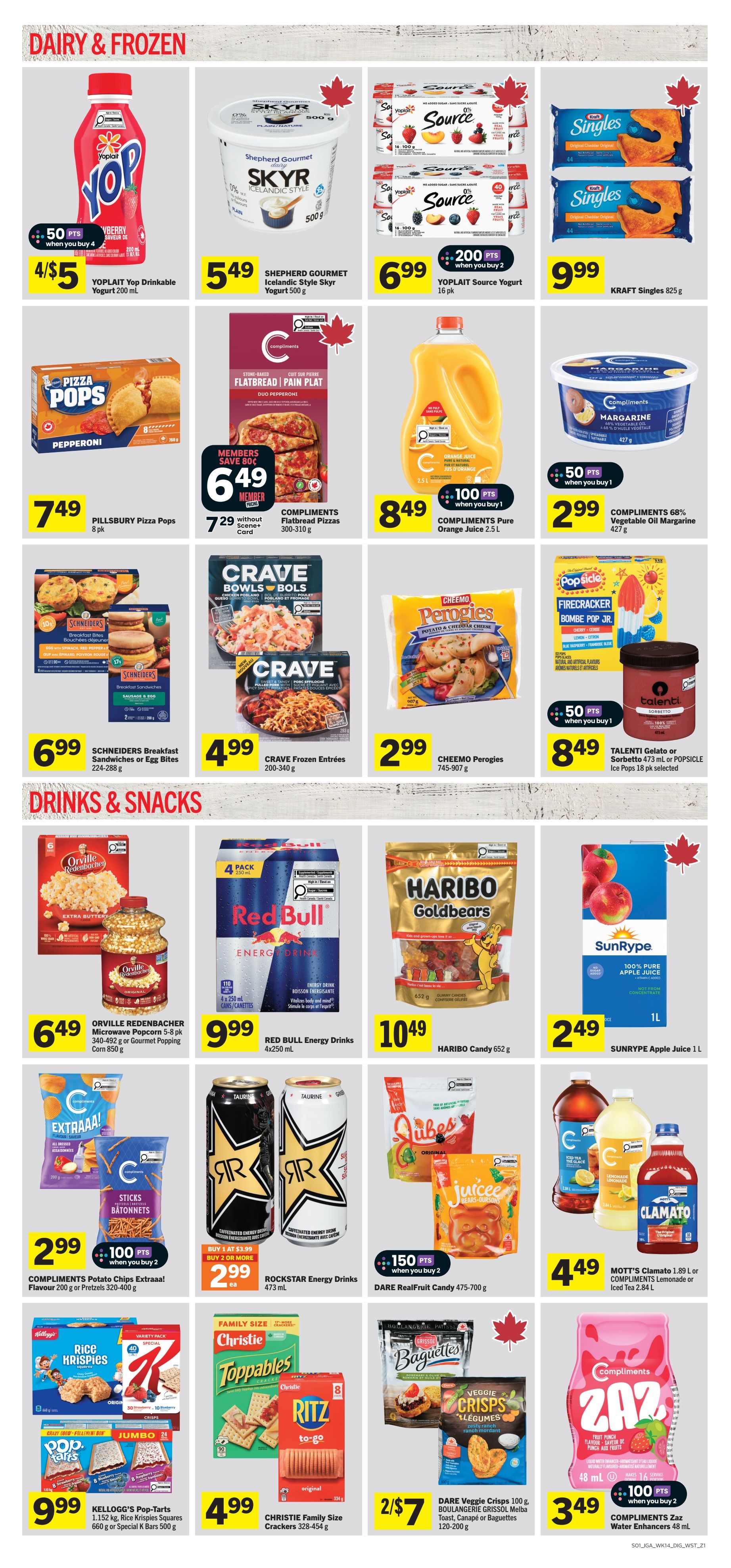 IGA (SK, MB, ON) Flyer July 30 to August 5