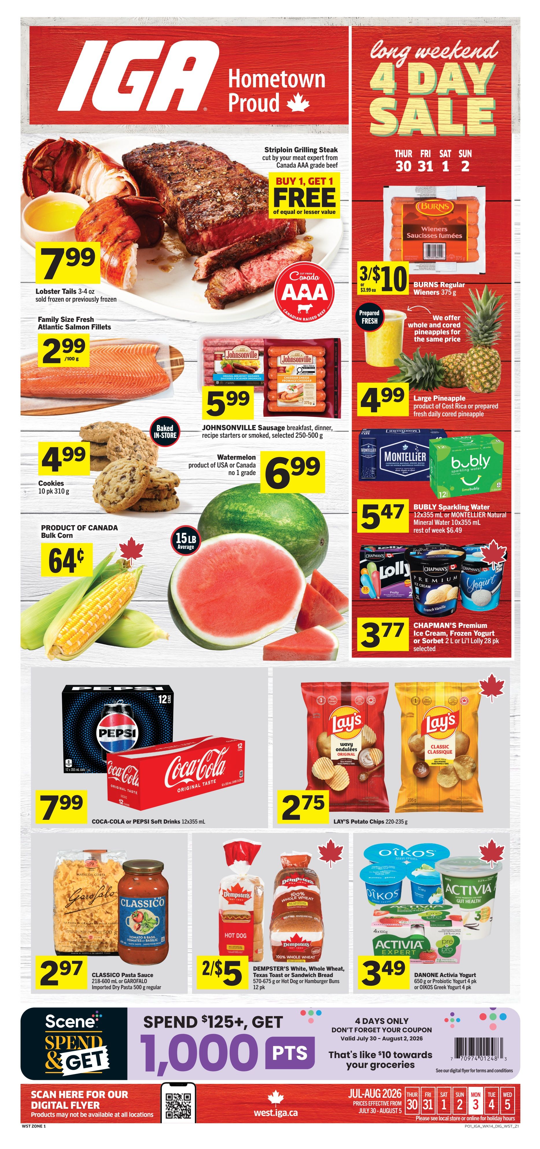 IGA (AB, BC) Flyer July 30 to August 5