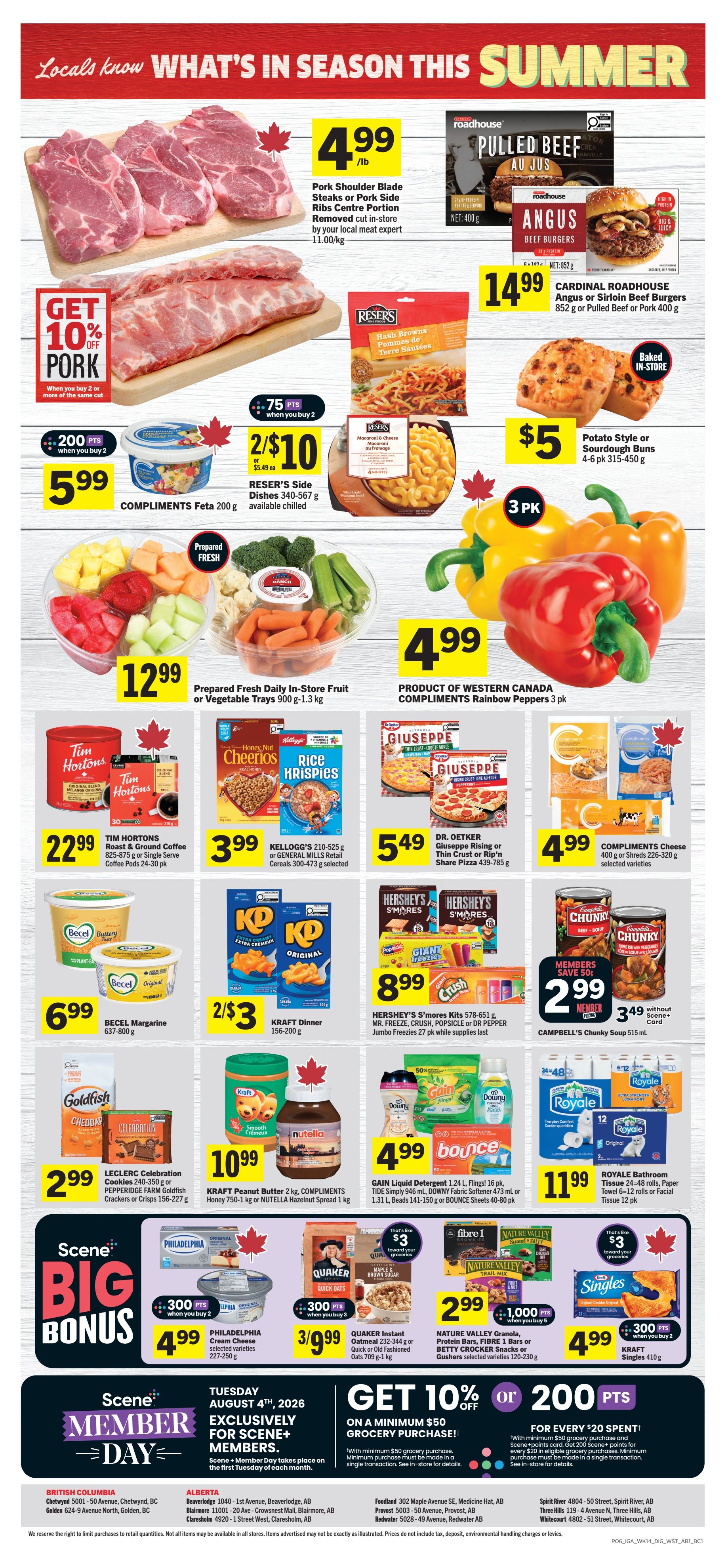 IGA (AB, BC) Flyer July 30 to August 5