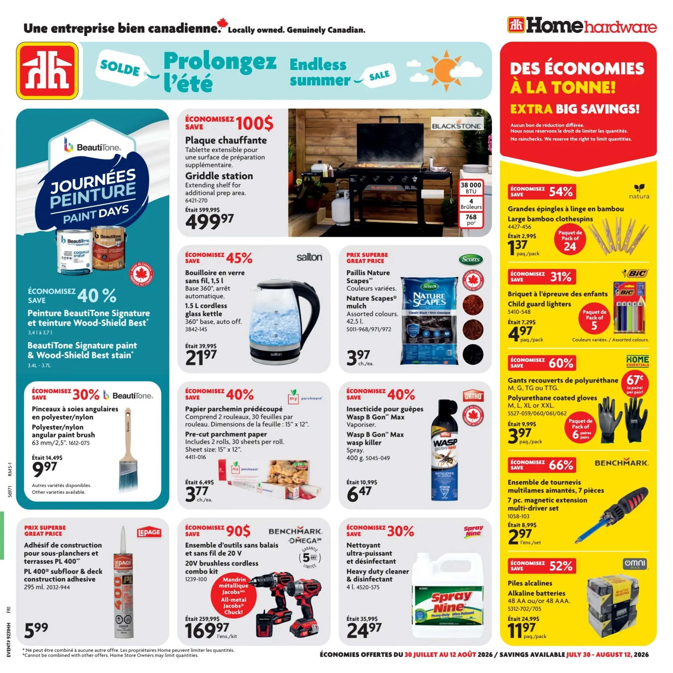 Home Hardware (QC) Flyer July 30 to August 12