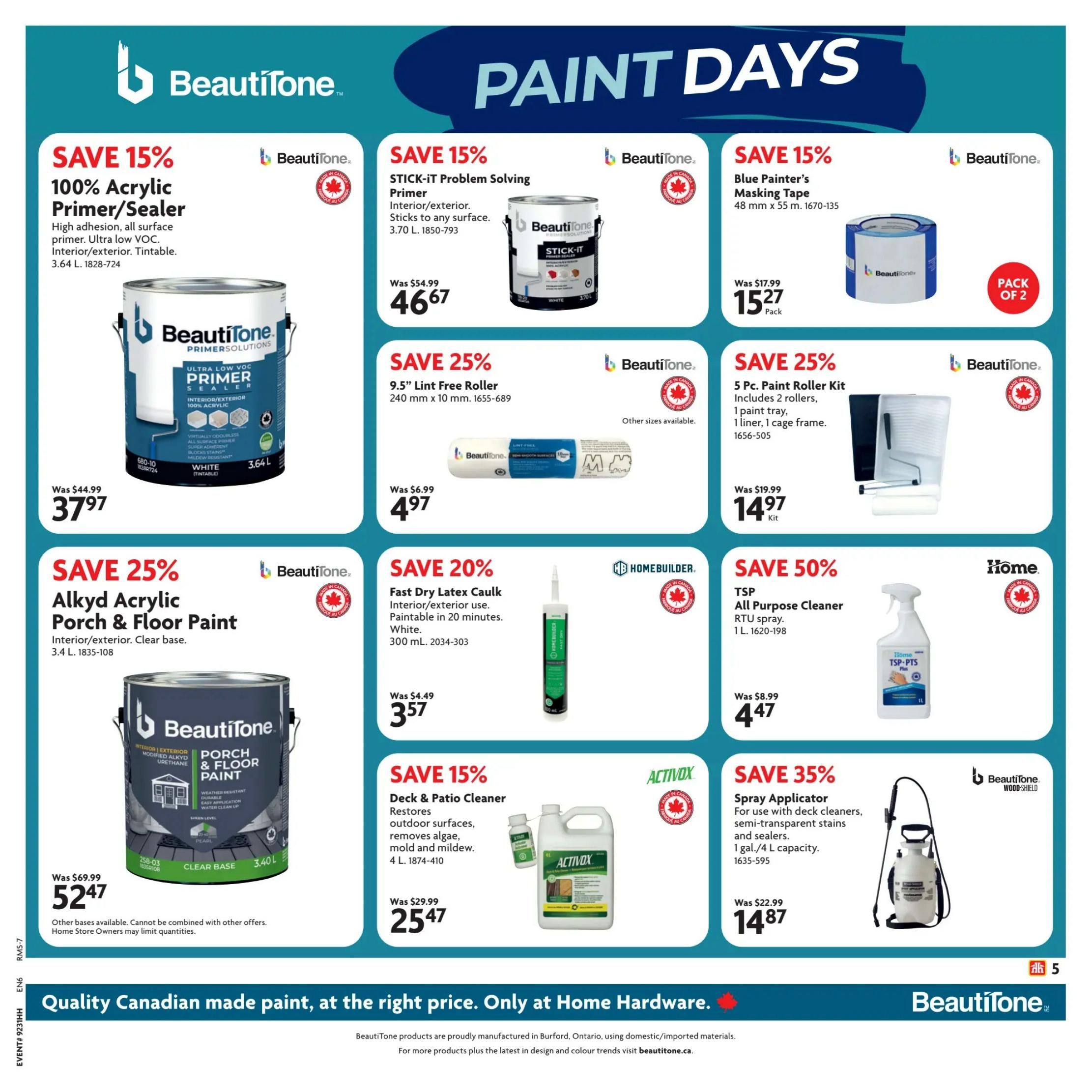 Home Hardware (ON) Flyer July 30 to August 12