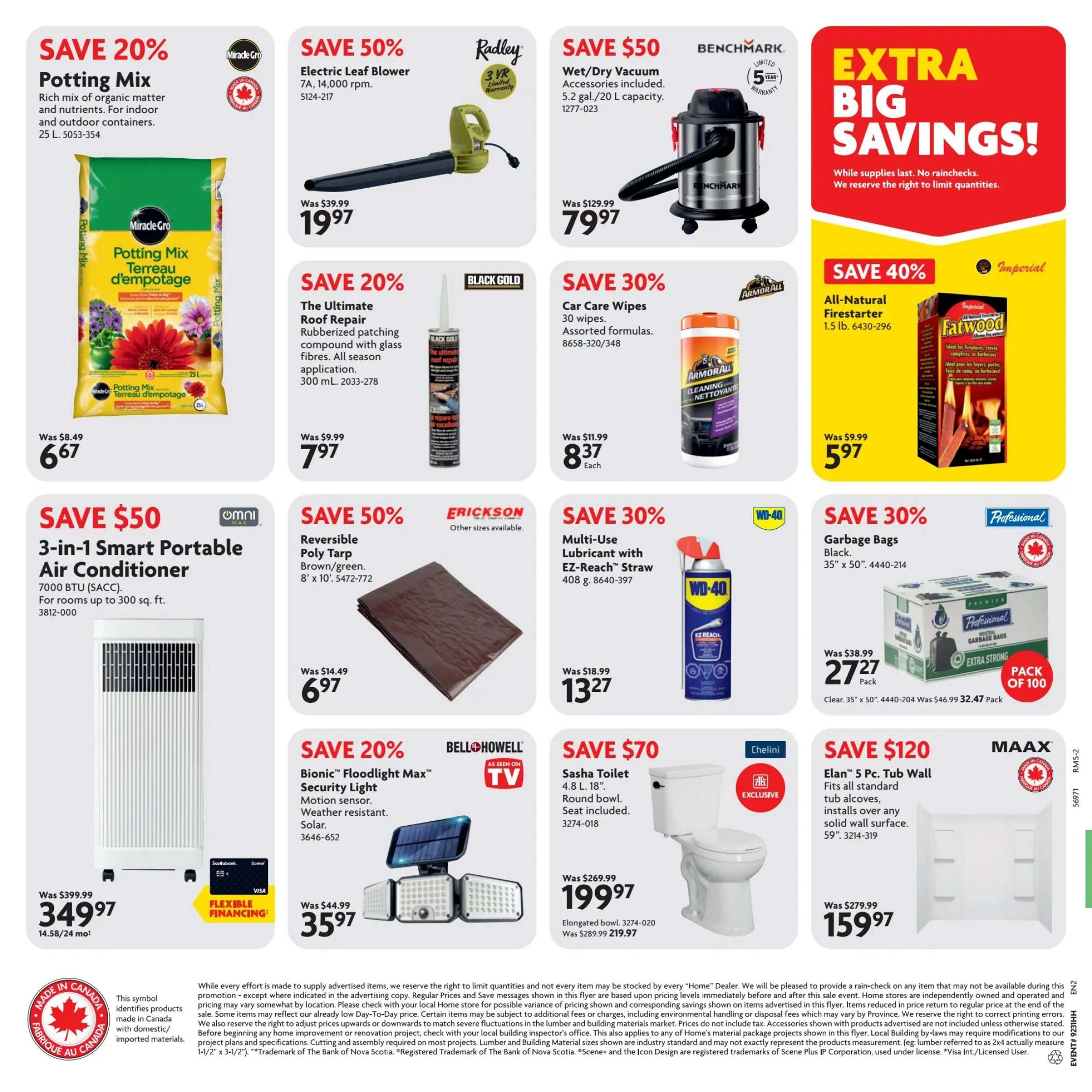 Home Hardware (Atlantic) Flyer July 30 to August 12