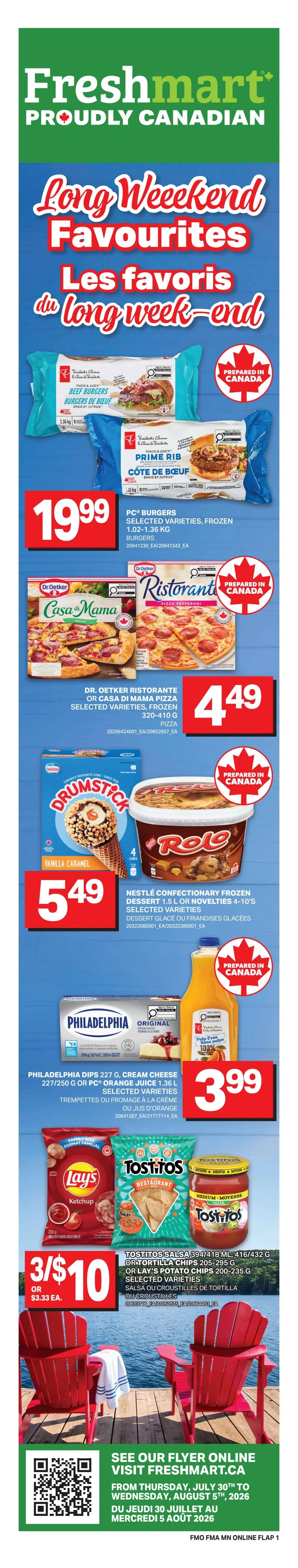 Freshmart (Atlantic) Flyer July 30 to August 5