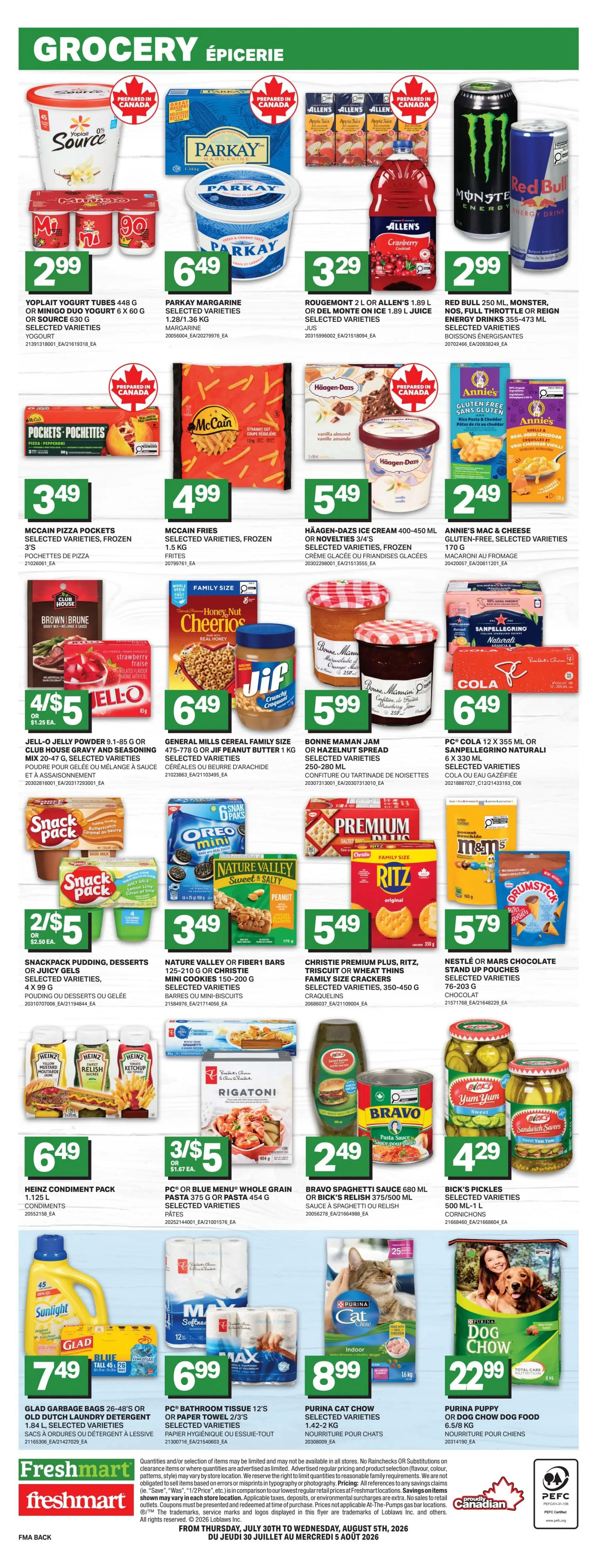 Freshmart (Atlantic) Flyer July 30 to August 5