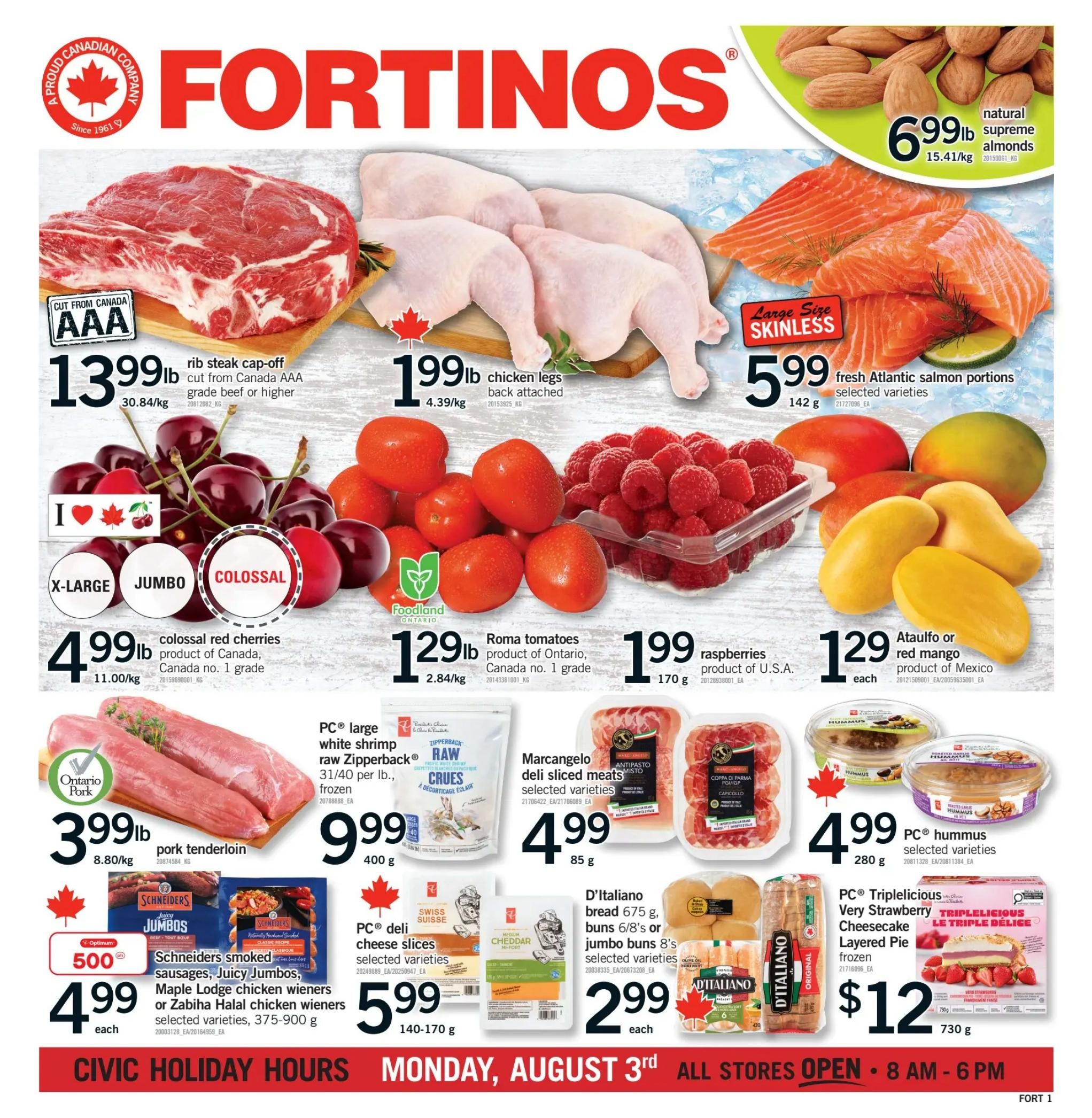 Fortinos Flyer July 30 to August 5