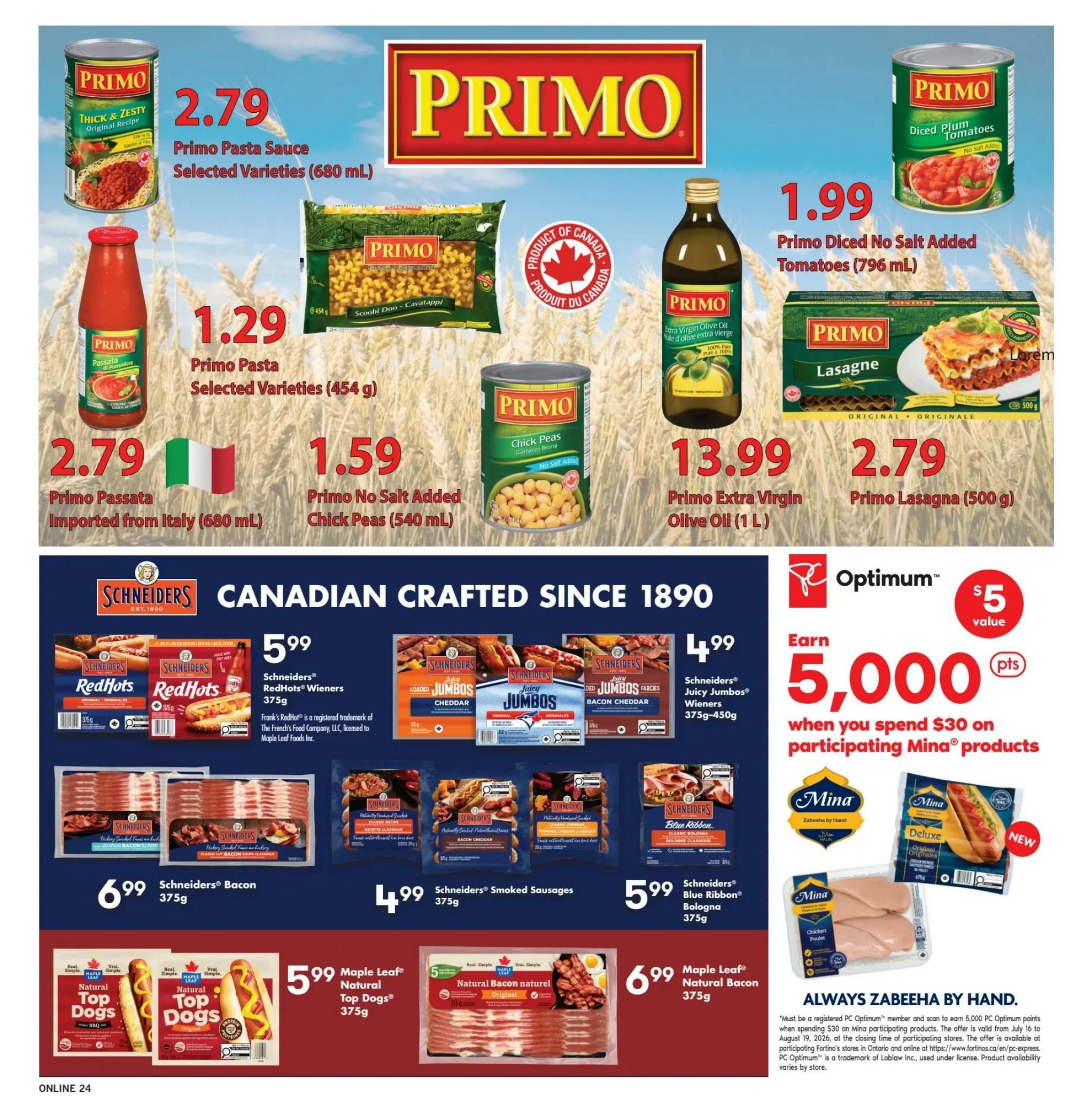 Fortinos Flyer July 30 to August 5
