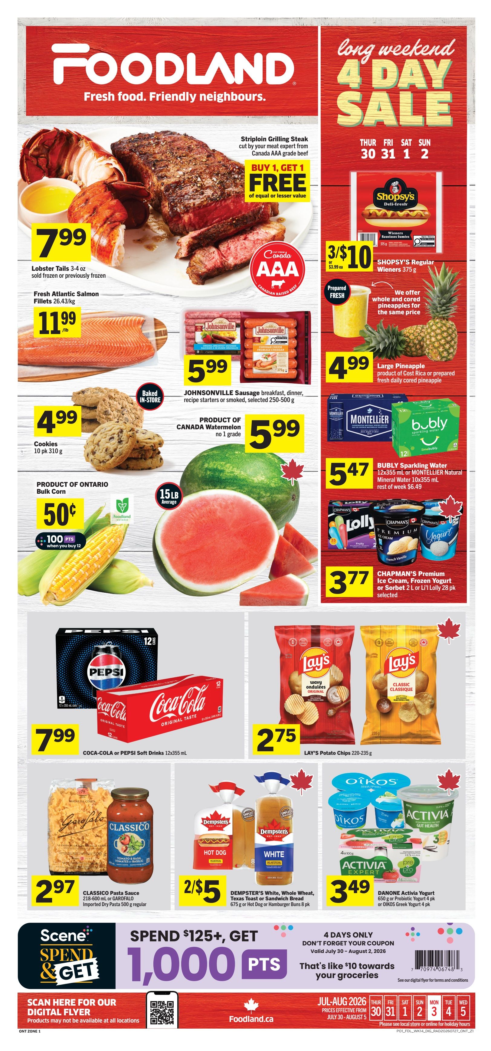Foodland (ON) Flyer July 30 to August 5
