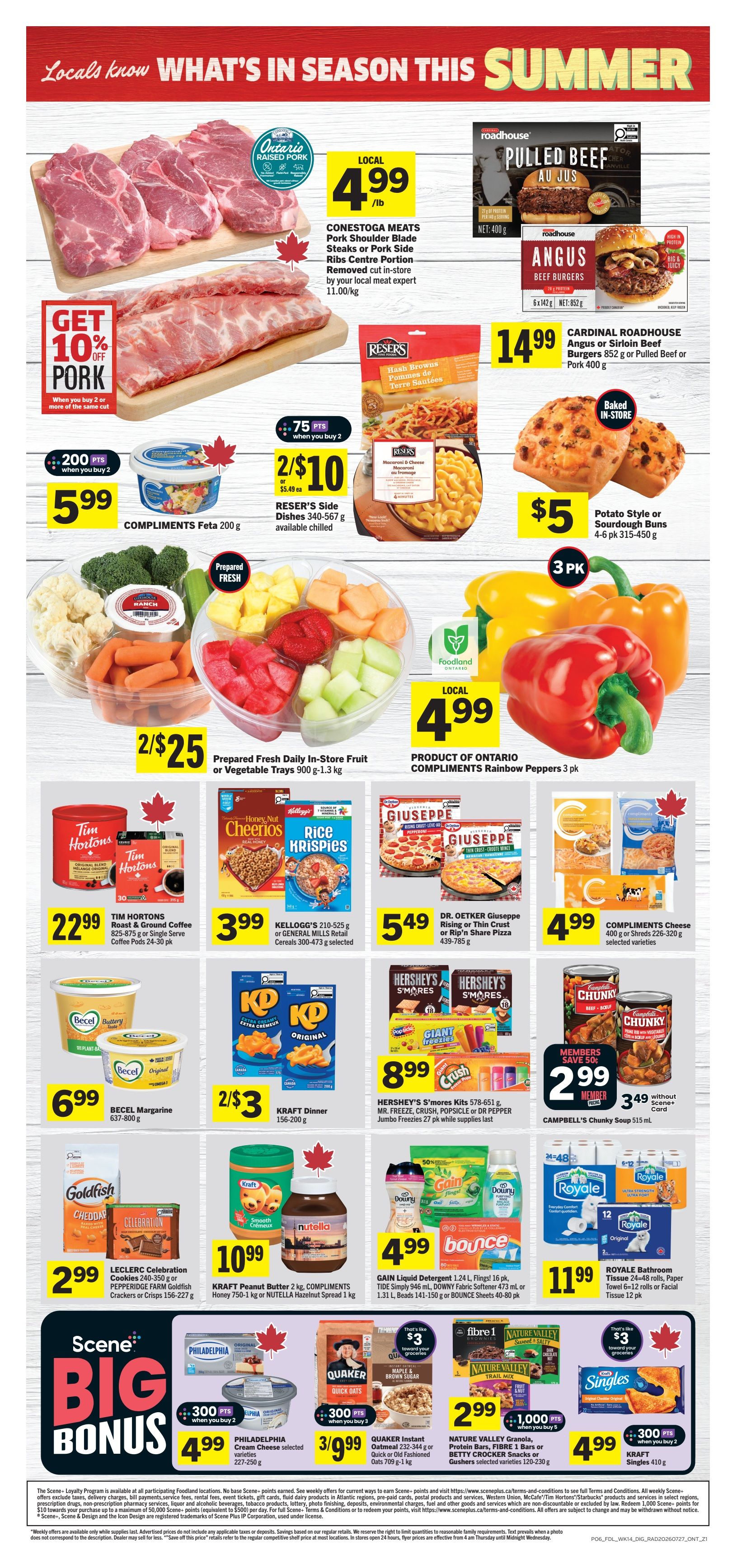Foodland (ON) Flyer July 30 to August 5