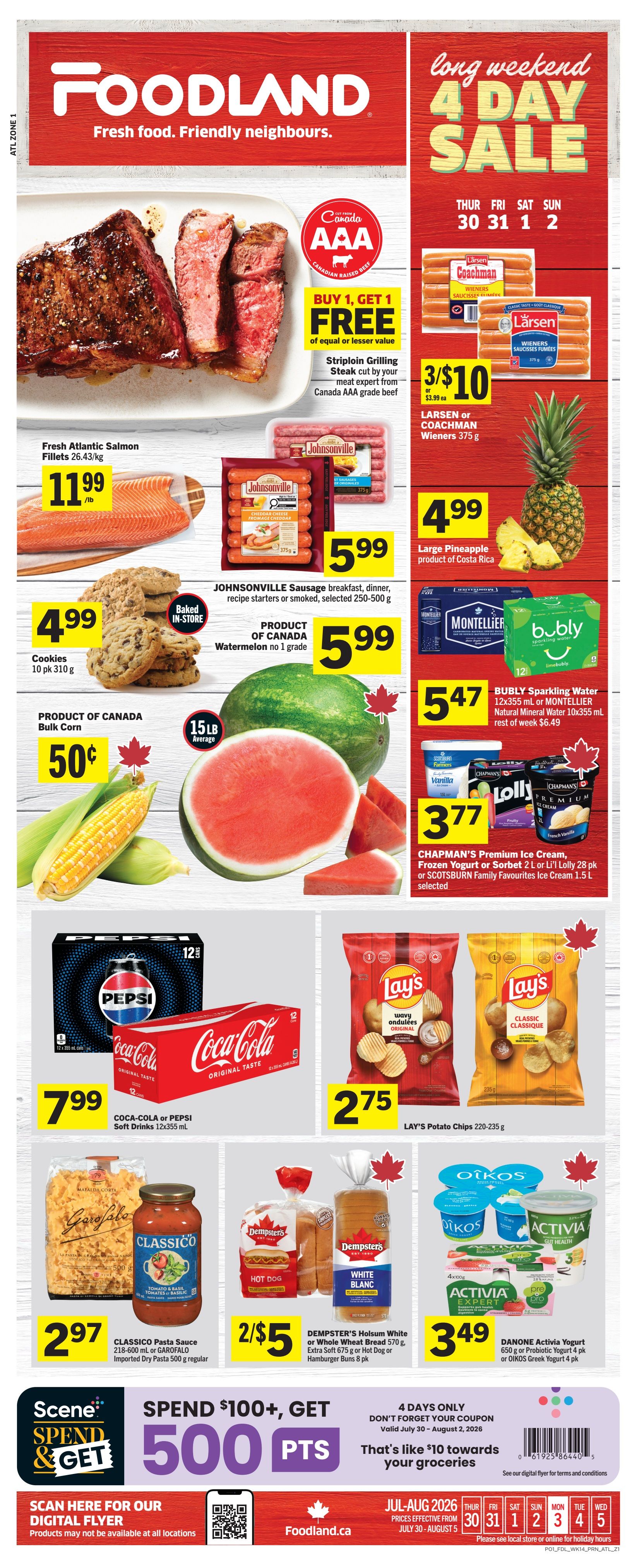 Foodland (Atlantic) Flyer July 30 to August 5