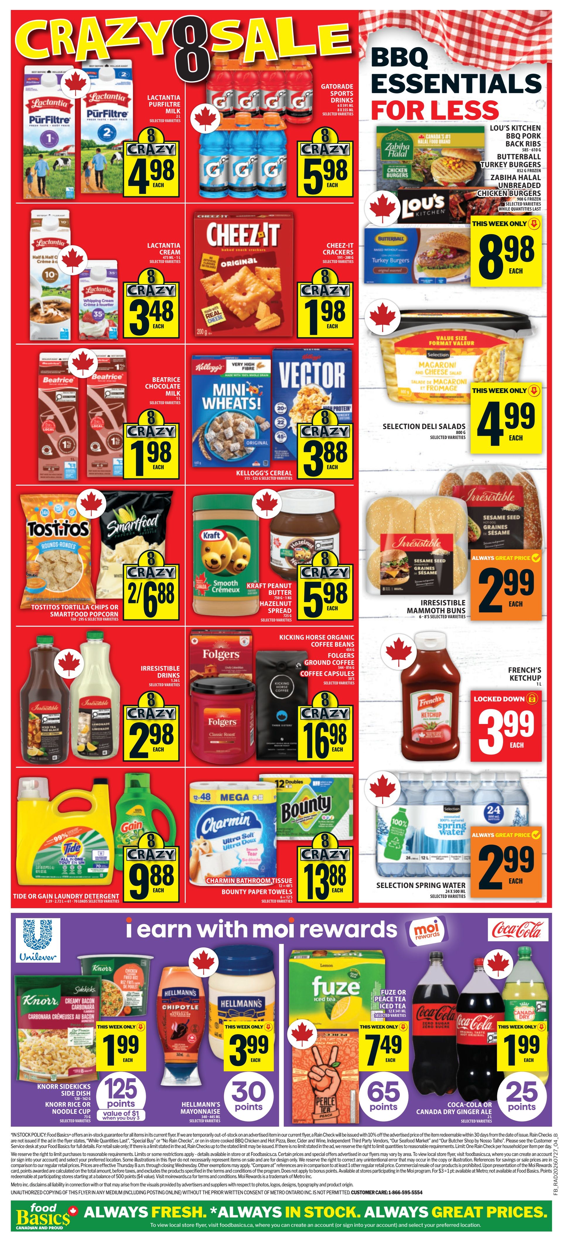 Food Basics Flyer July 30 to August 5