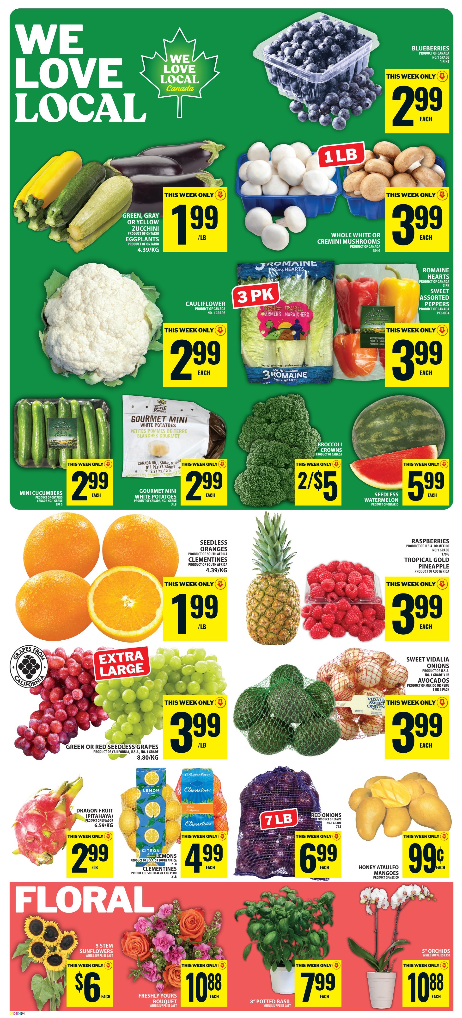 Food Basics Flyer July 30 to August 5