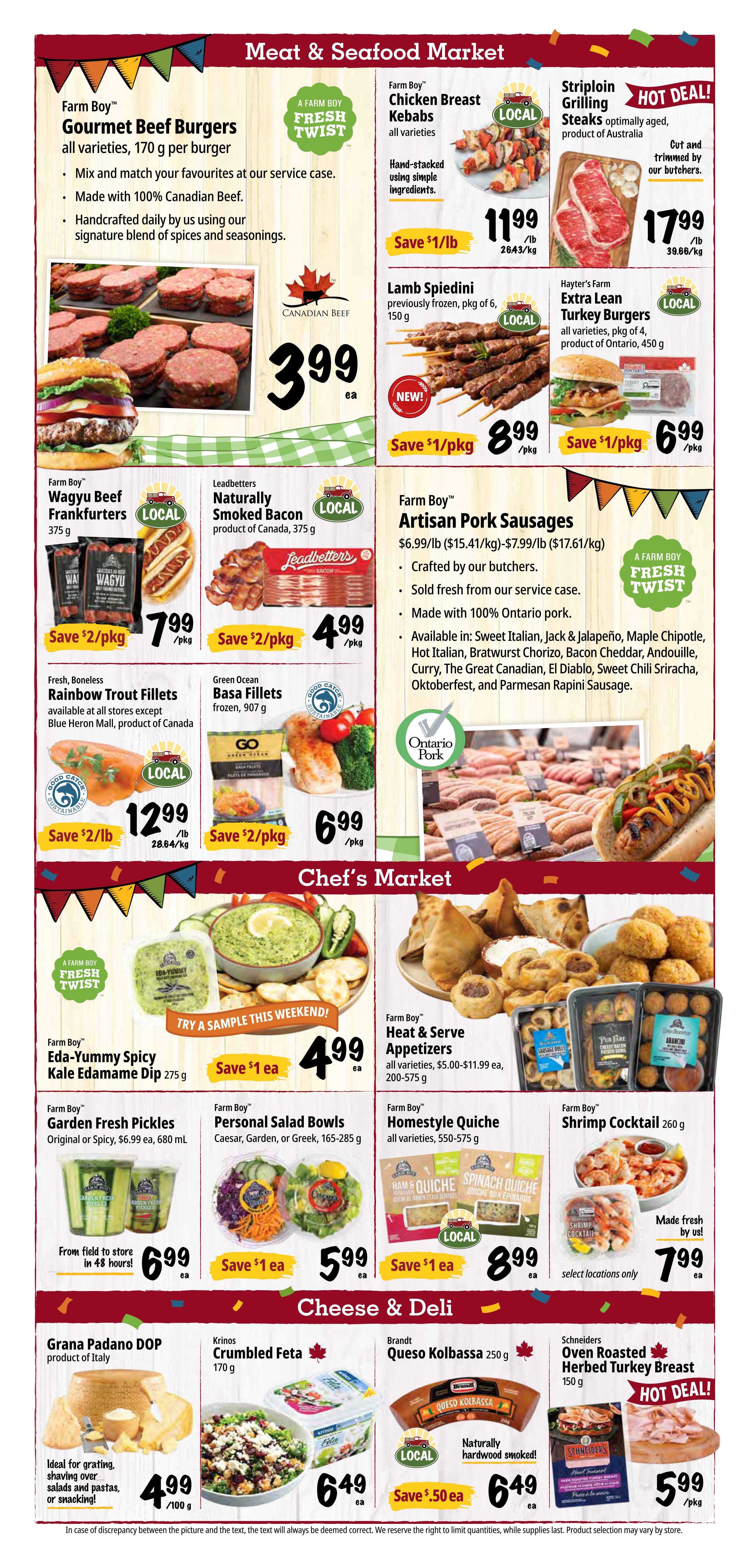 Farm Boy Flyer July 30 to August 5