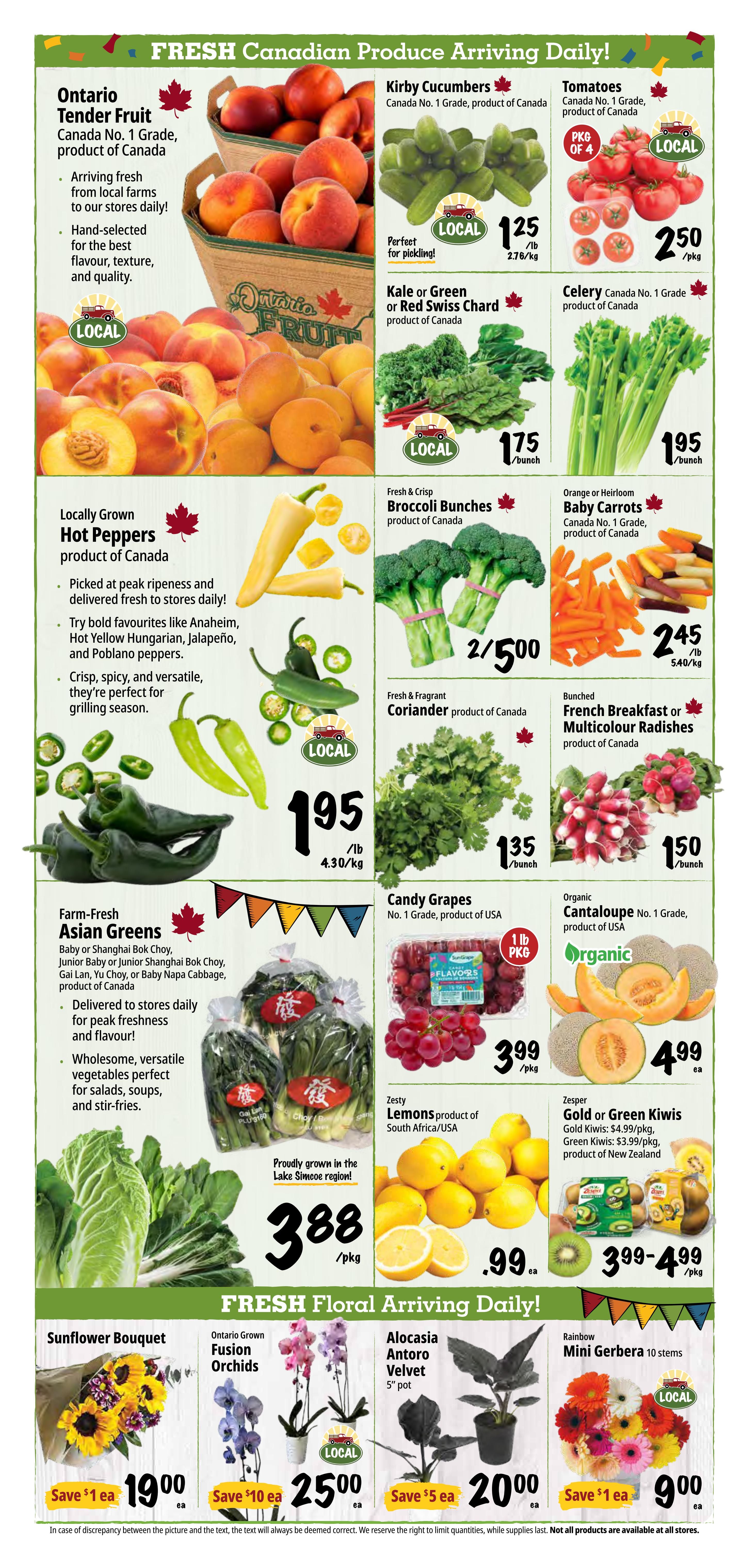 Farm Boy Flyer July 30 to August 5