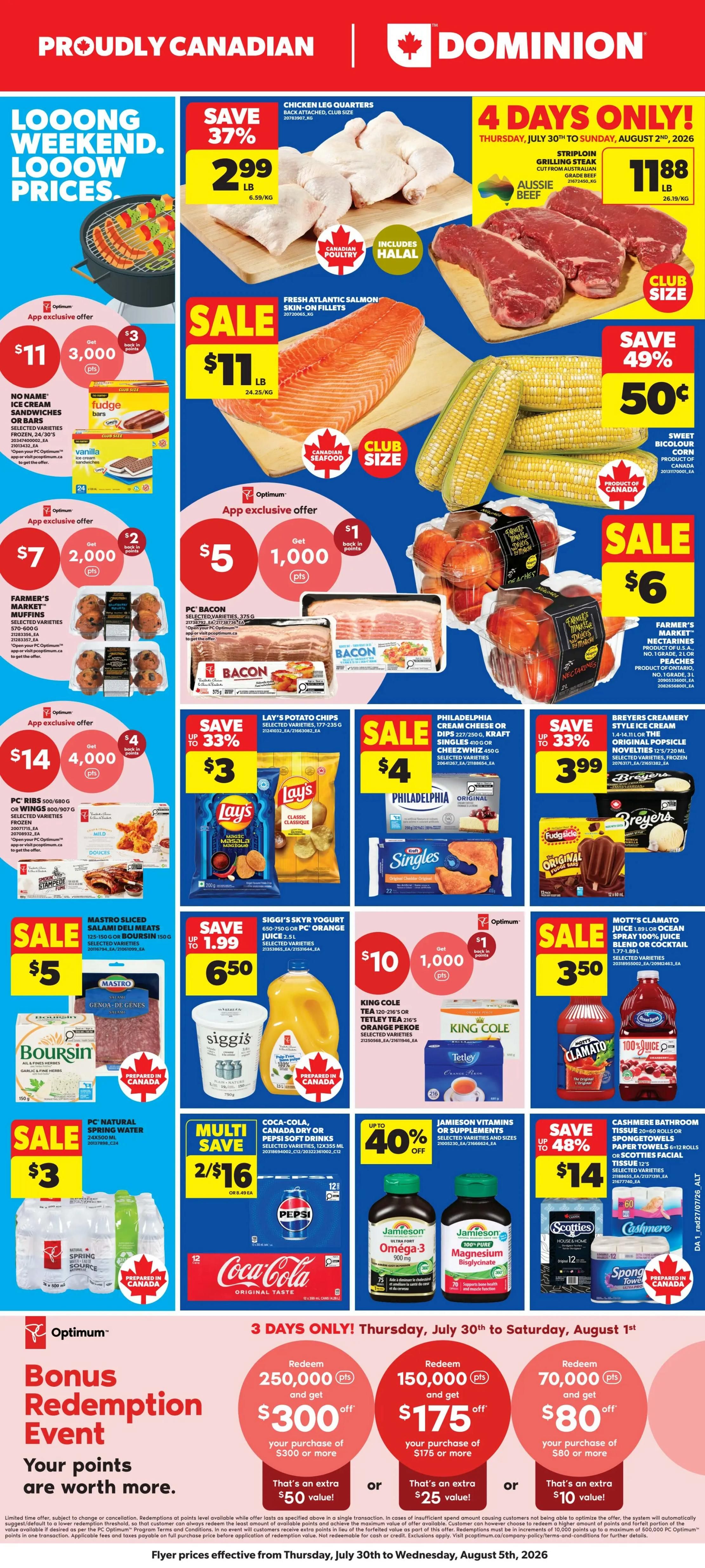 Dominion Flyer July 30 to August 5
