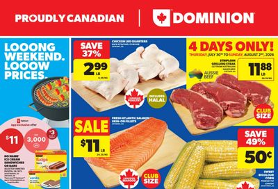 Dominion Flyer July 30 to August 5