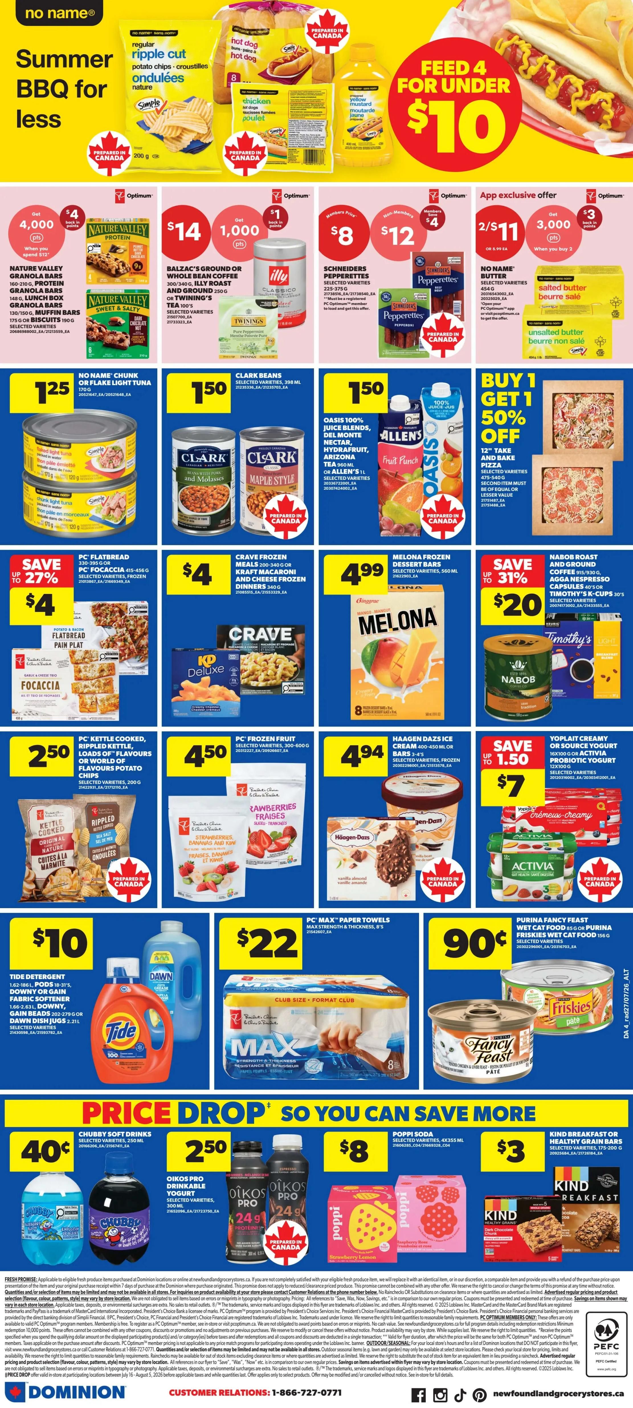 Dominion Flyer July 30 to August 5