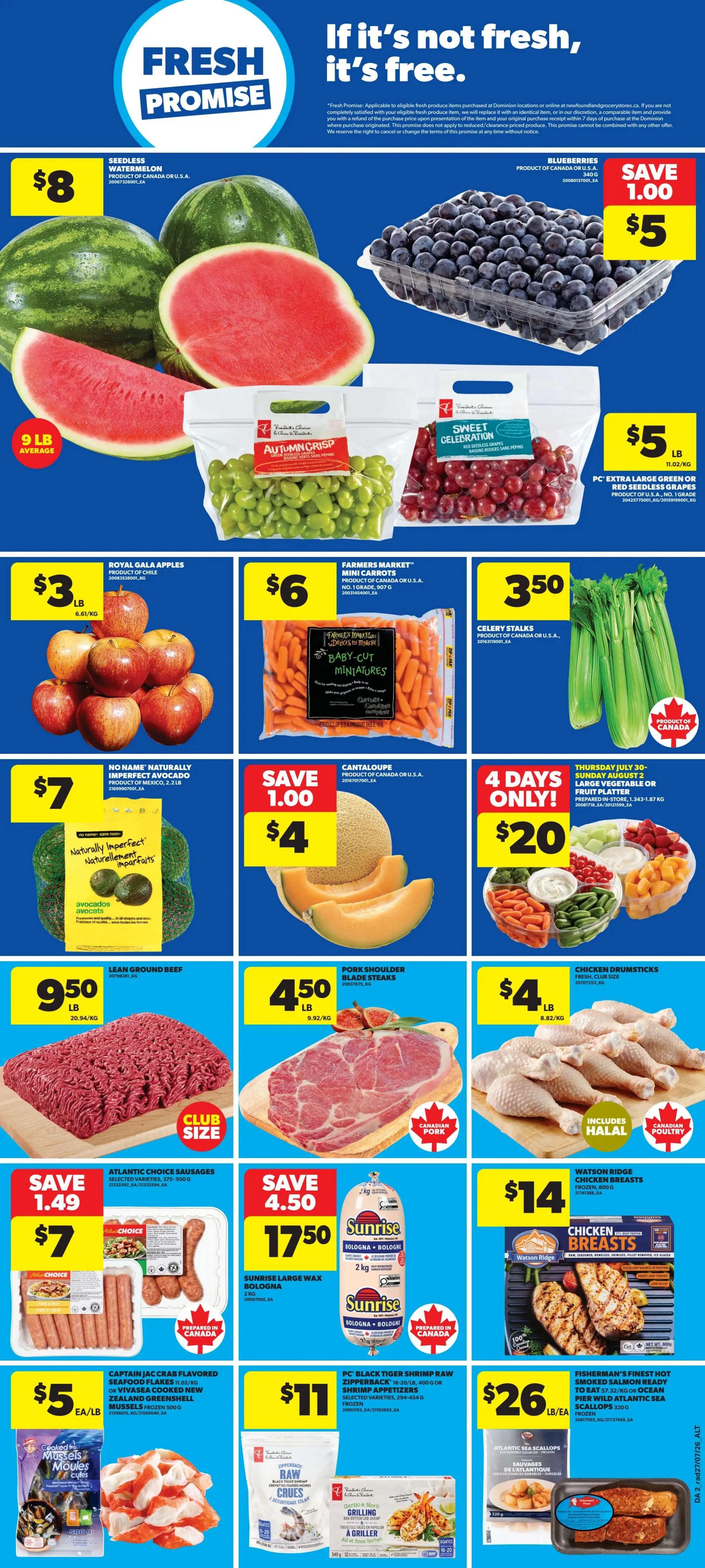 Dominion Flyer July 30 to August 5