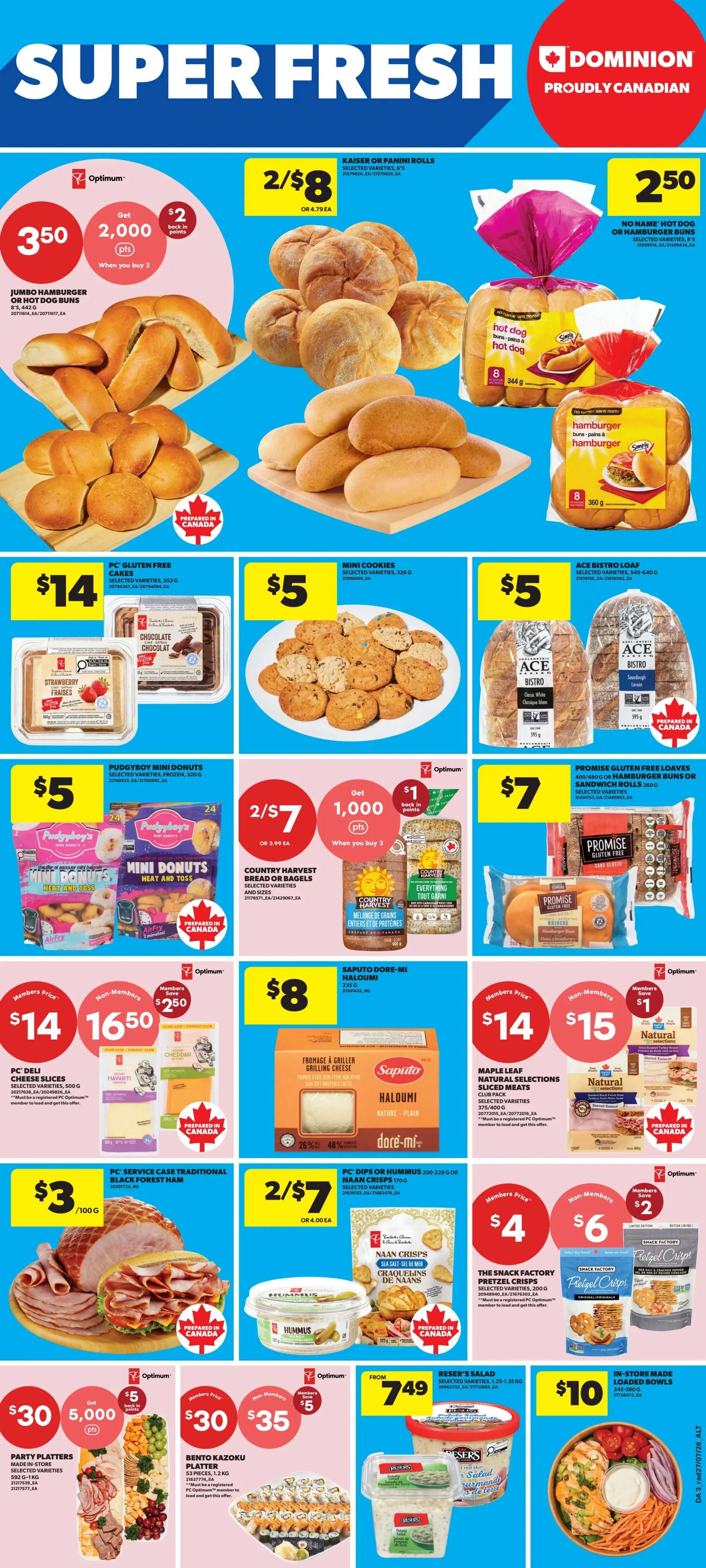 Dominion Flyer July 30 to August 5