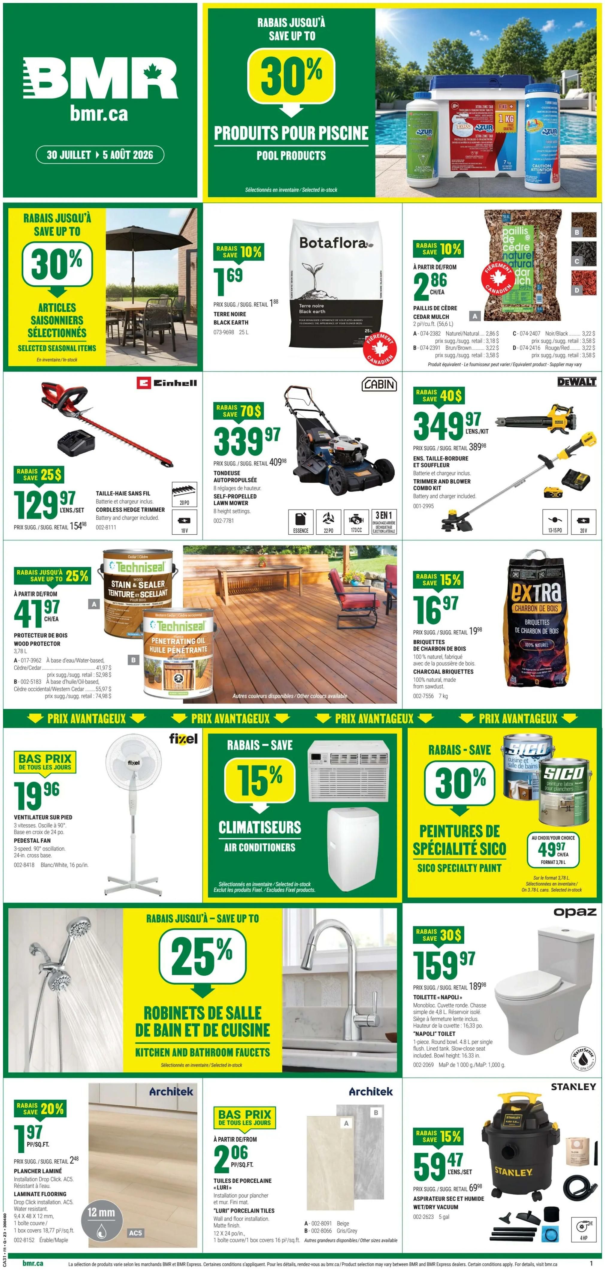 BMR Flyer July 30 to August 5
