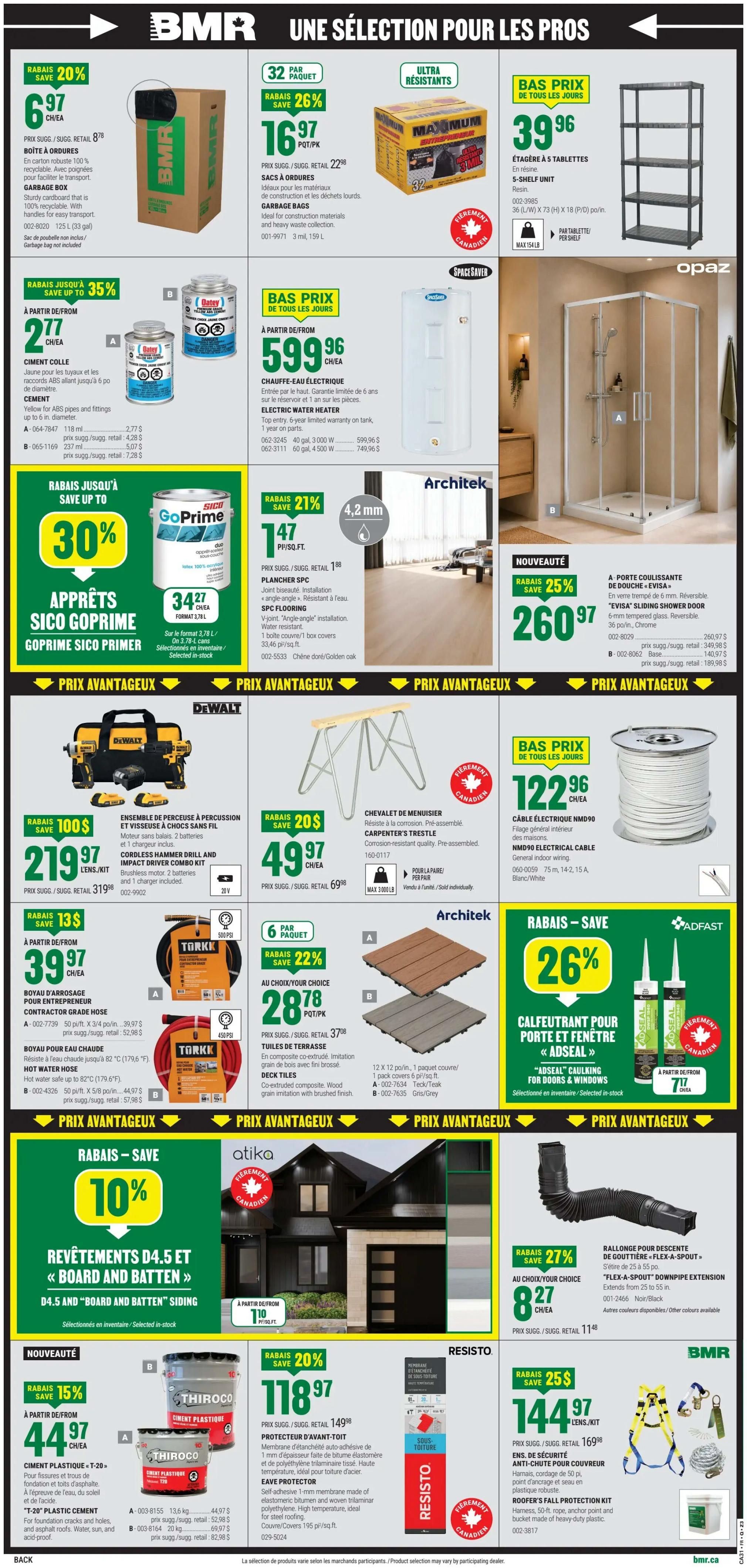 BMR Flyer July 30 to August 5