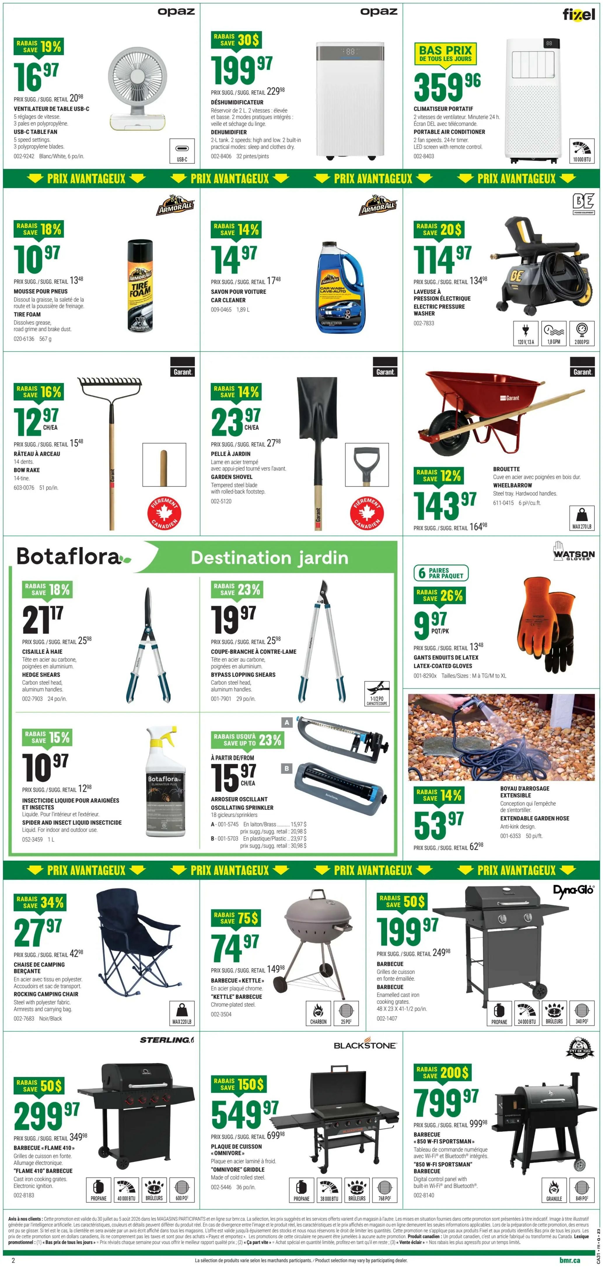 BMR Flyer July 30 to August 5