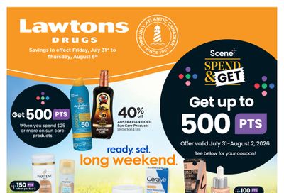 Lawtons Drugs (PE) Flyer July 31 to August 6