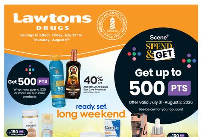Lawtons Drugs (NS) Flyer July 31 to August 6