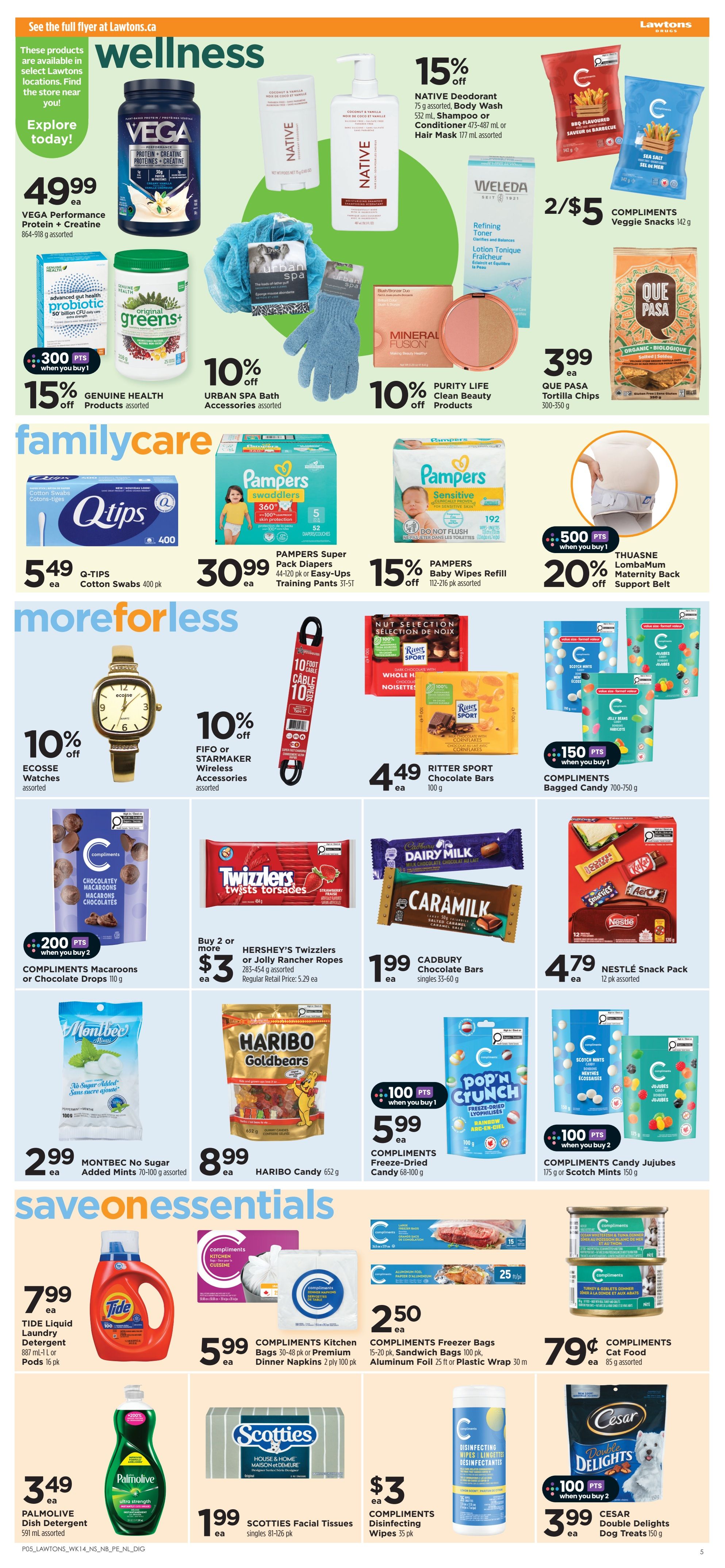 Lawtons Drugs (NS) Flyer July 31 to August 6