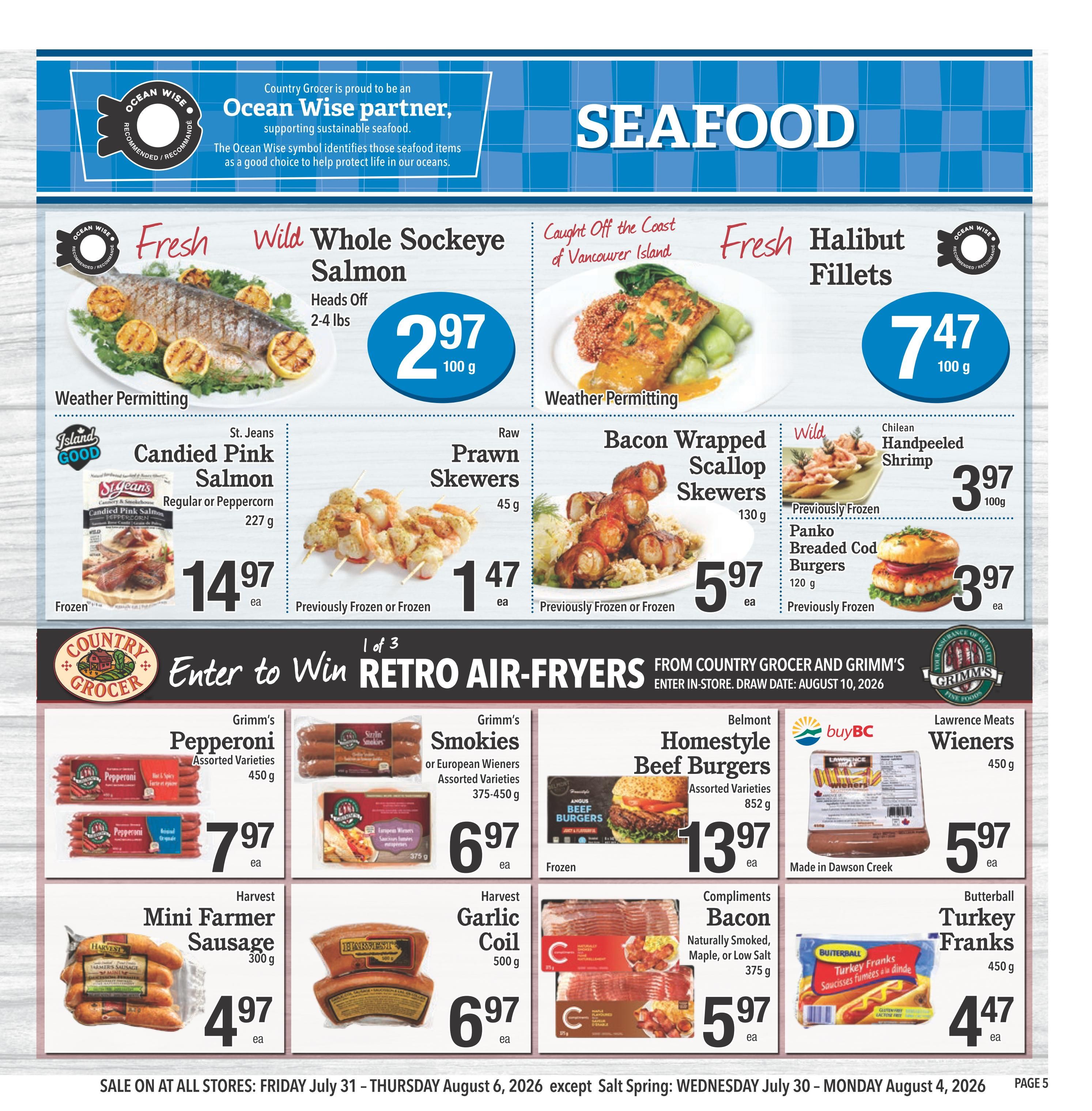 Country Grocer Flyer July 31 to August 6