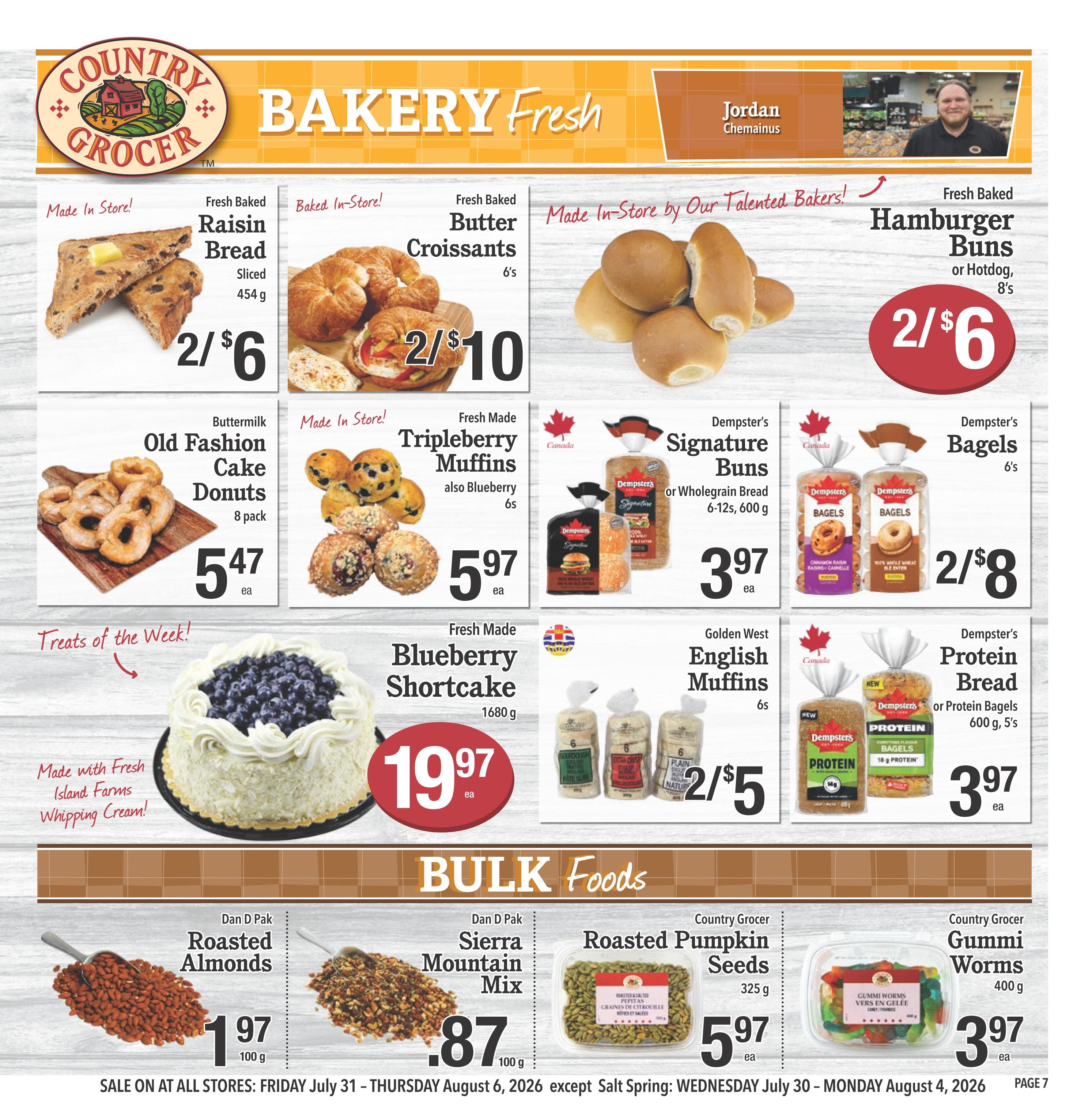 Country Grocer Flyer July 31 to August 6